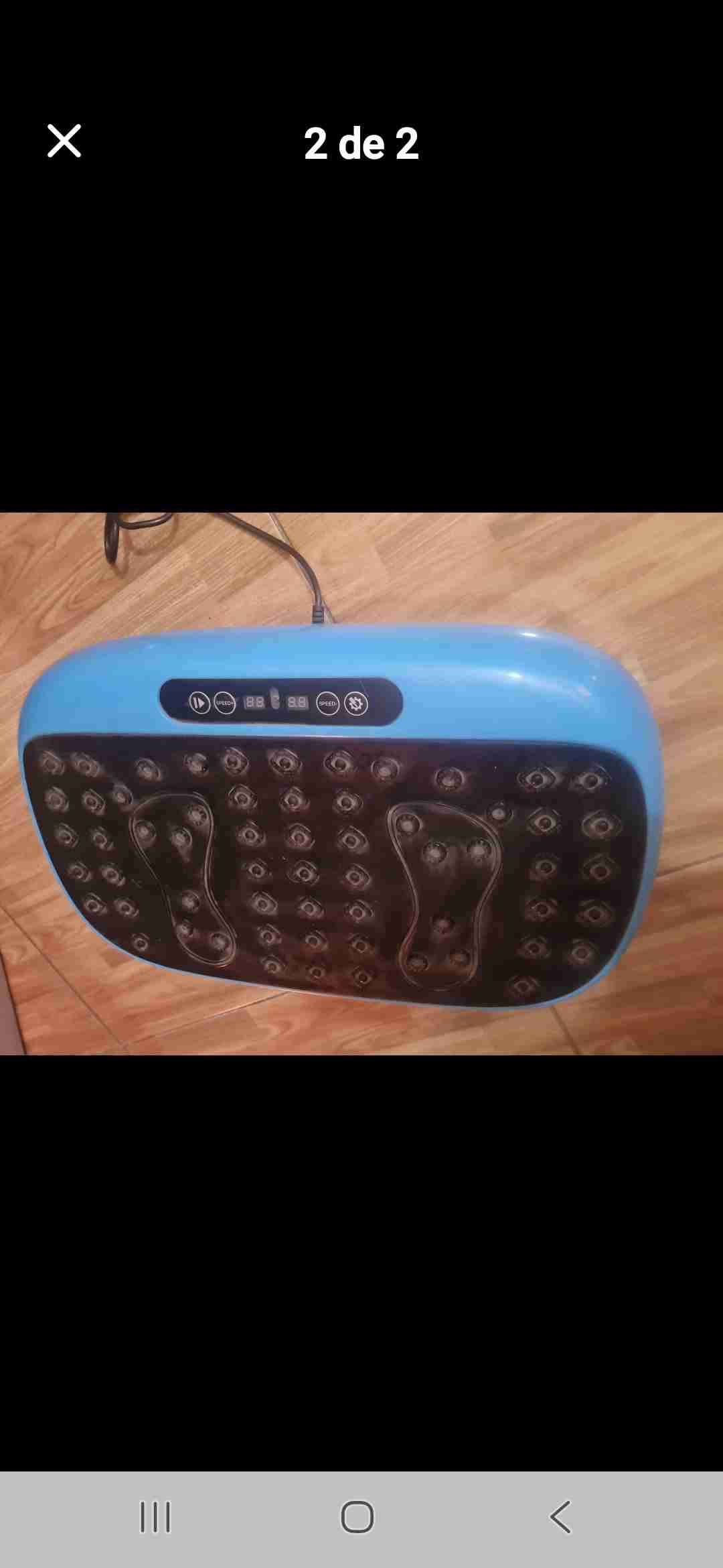 Plataforma masajeadora azul - miniatura 1