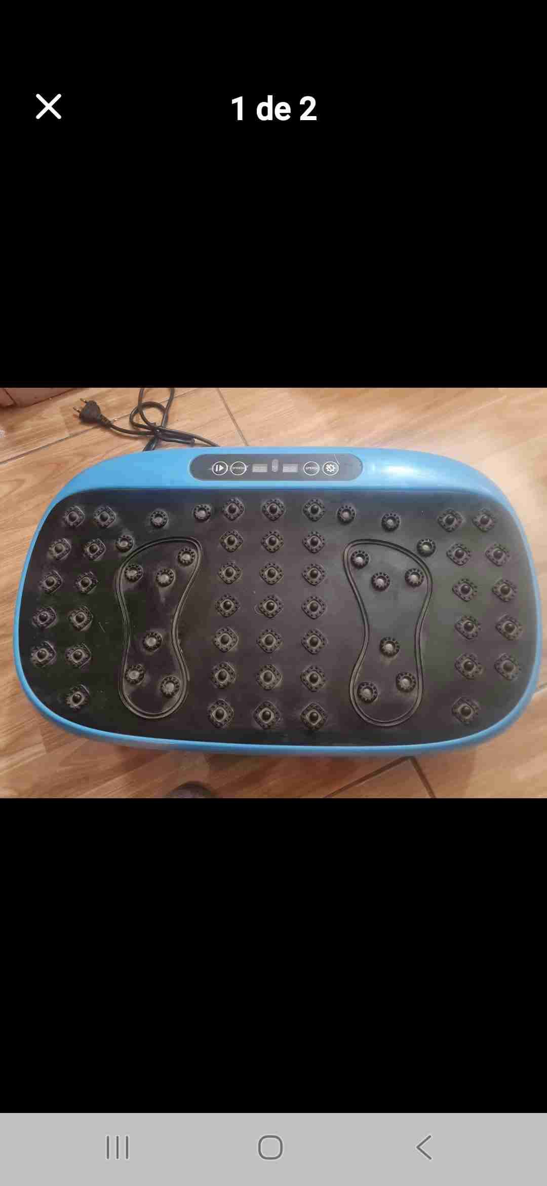 Plataforma masajeadora azul - miniatura 2