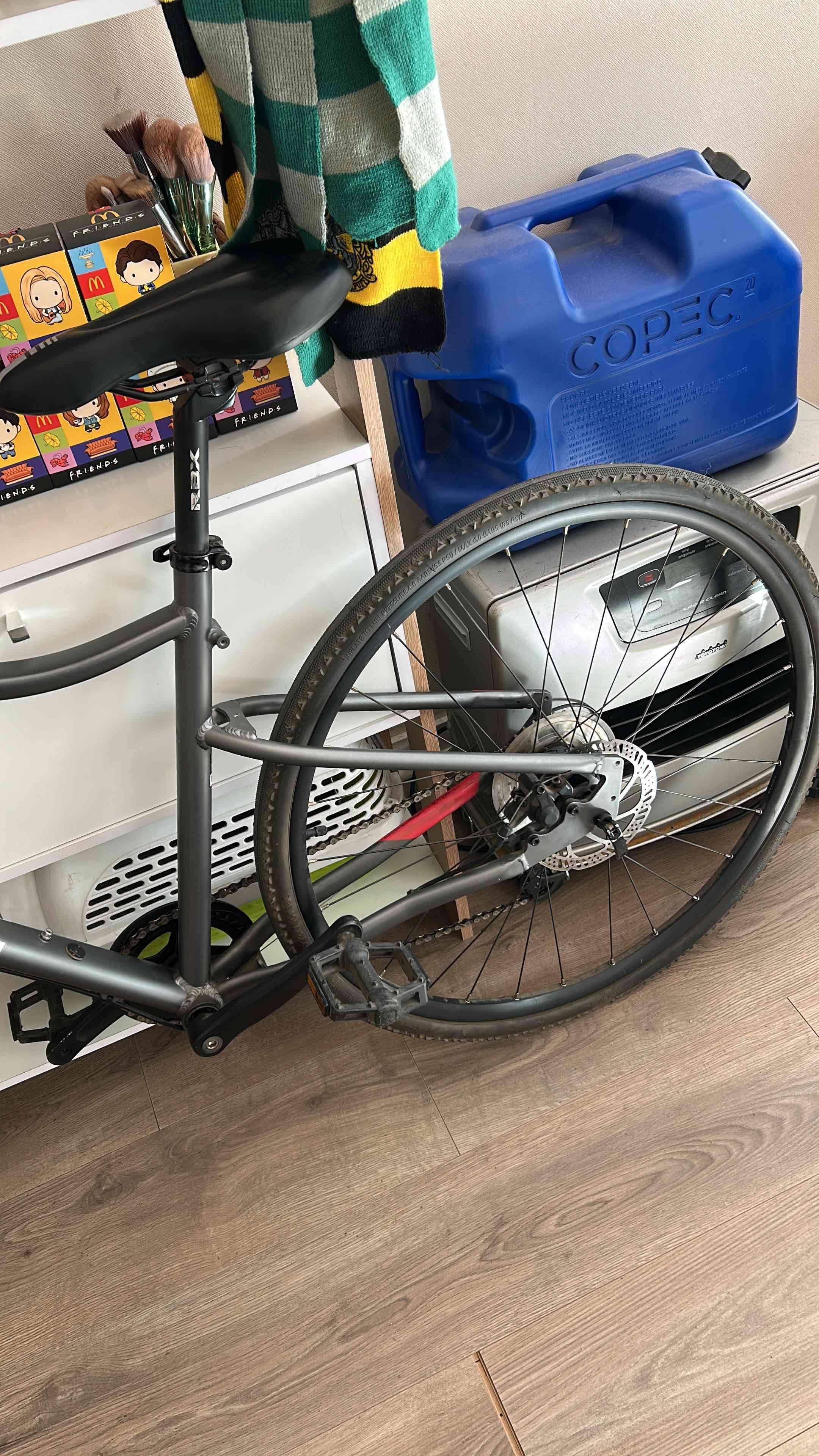 Bicicleta BTWIN gris para adulto - miniatura 3