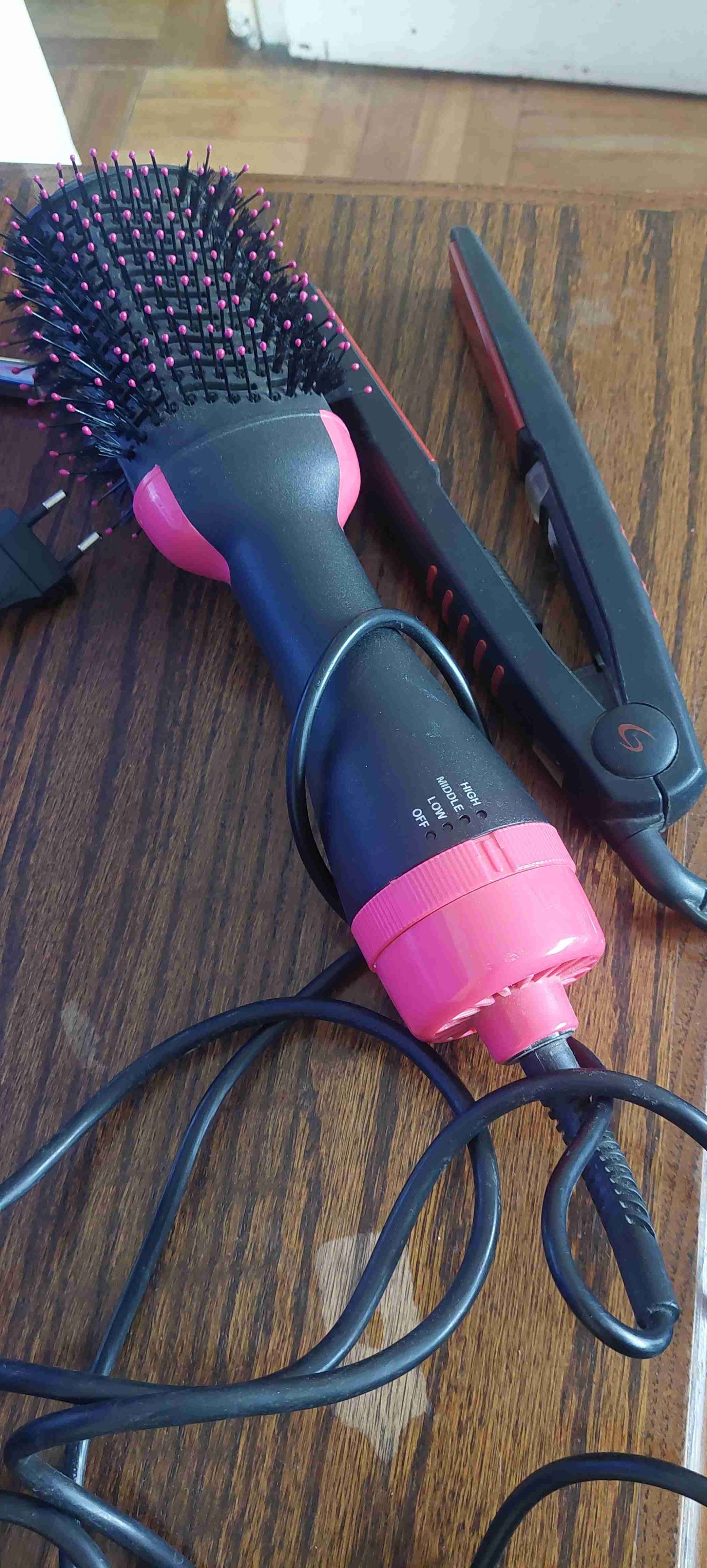 Cepillo secador y alisador eléctrico - miniatura 1