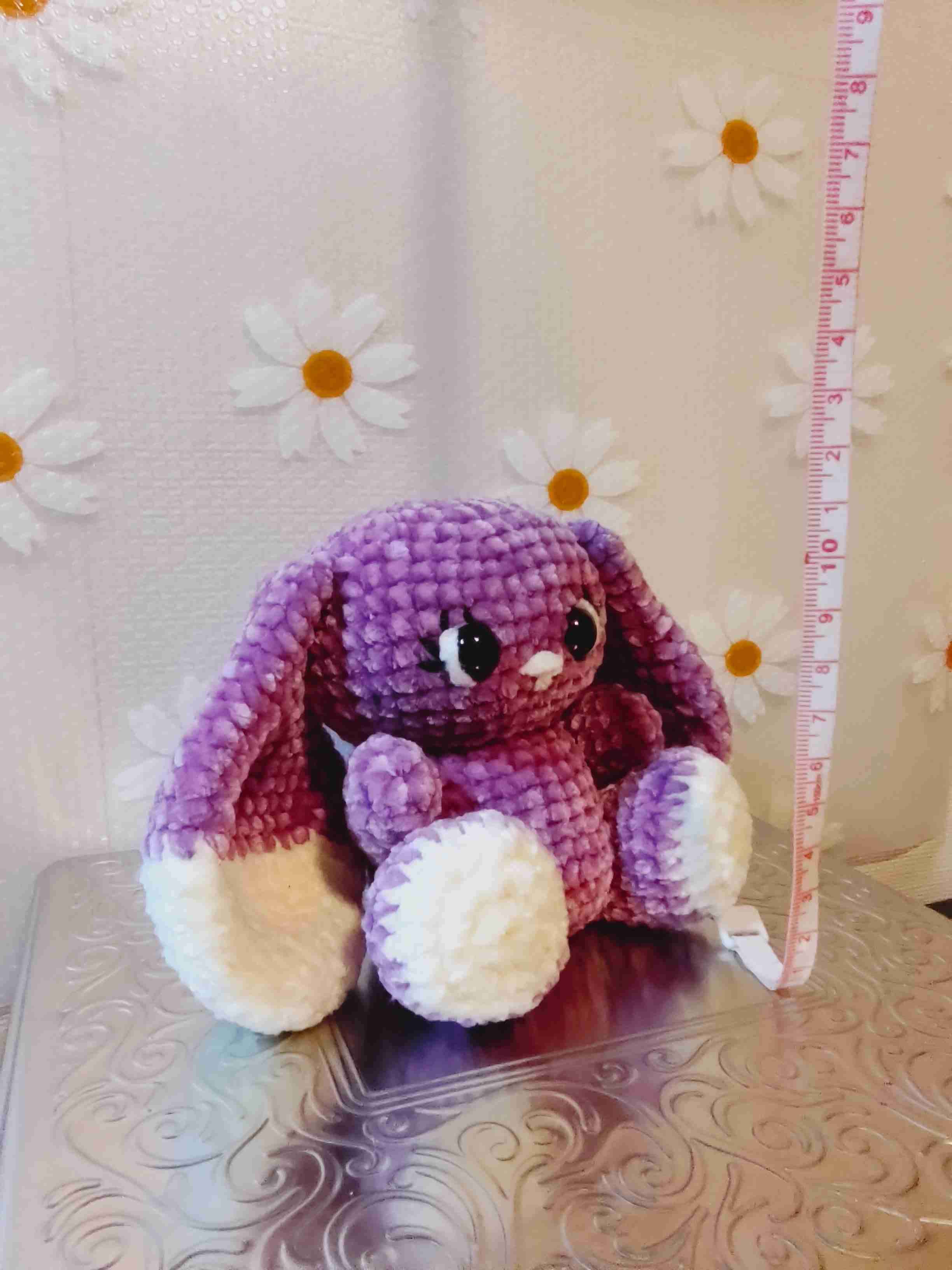 Peluche conejo morado - miniatura 2