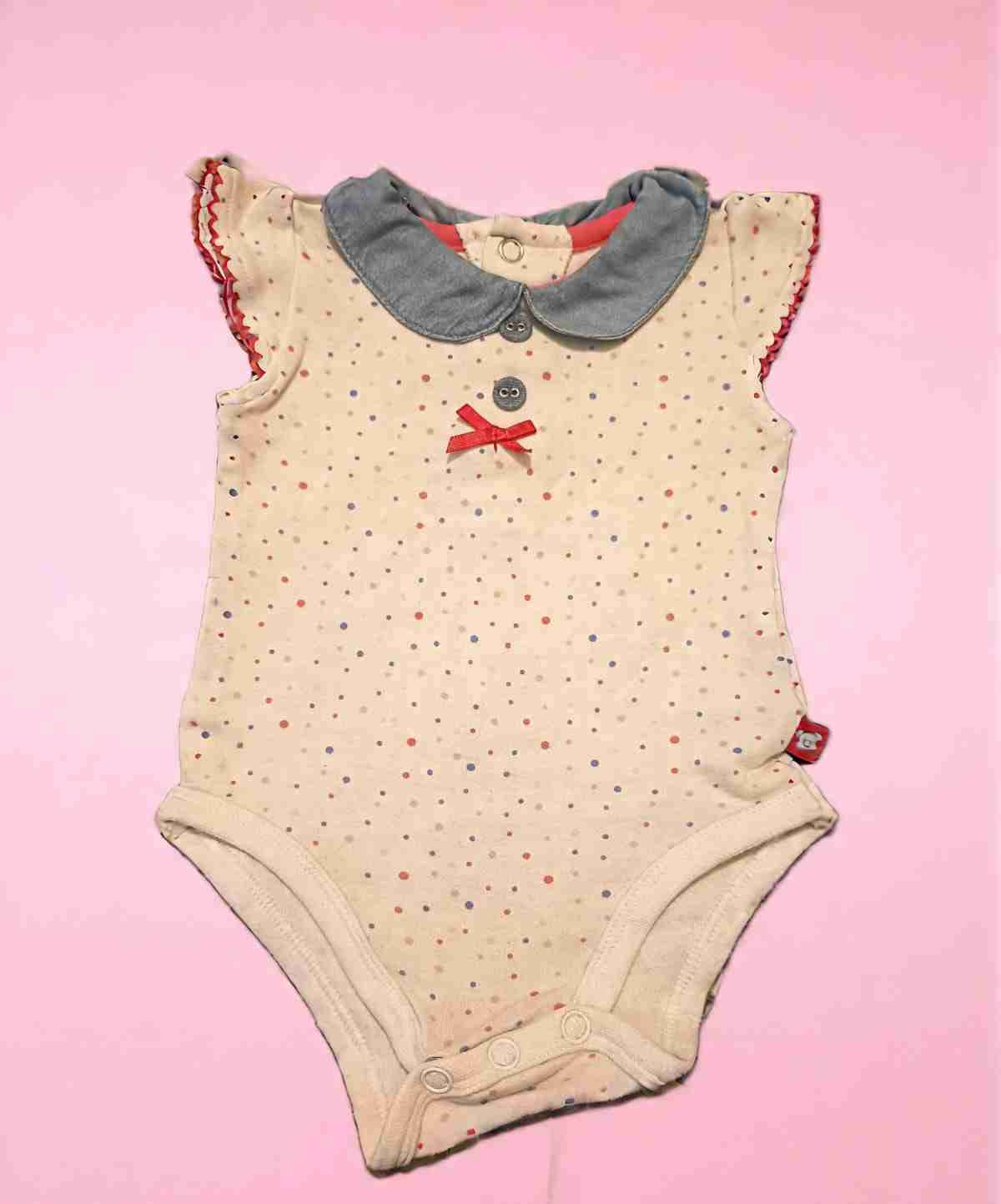 Body de bebé con lazo rojo Pillin Talla0M - miniatura 2