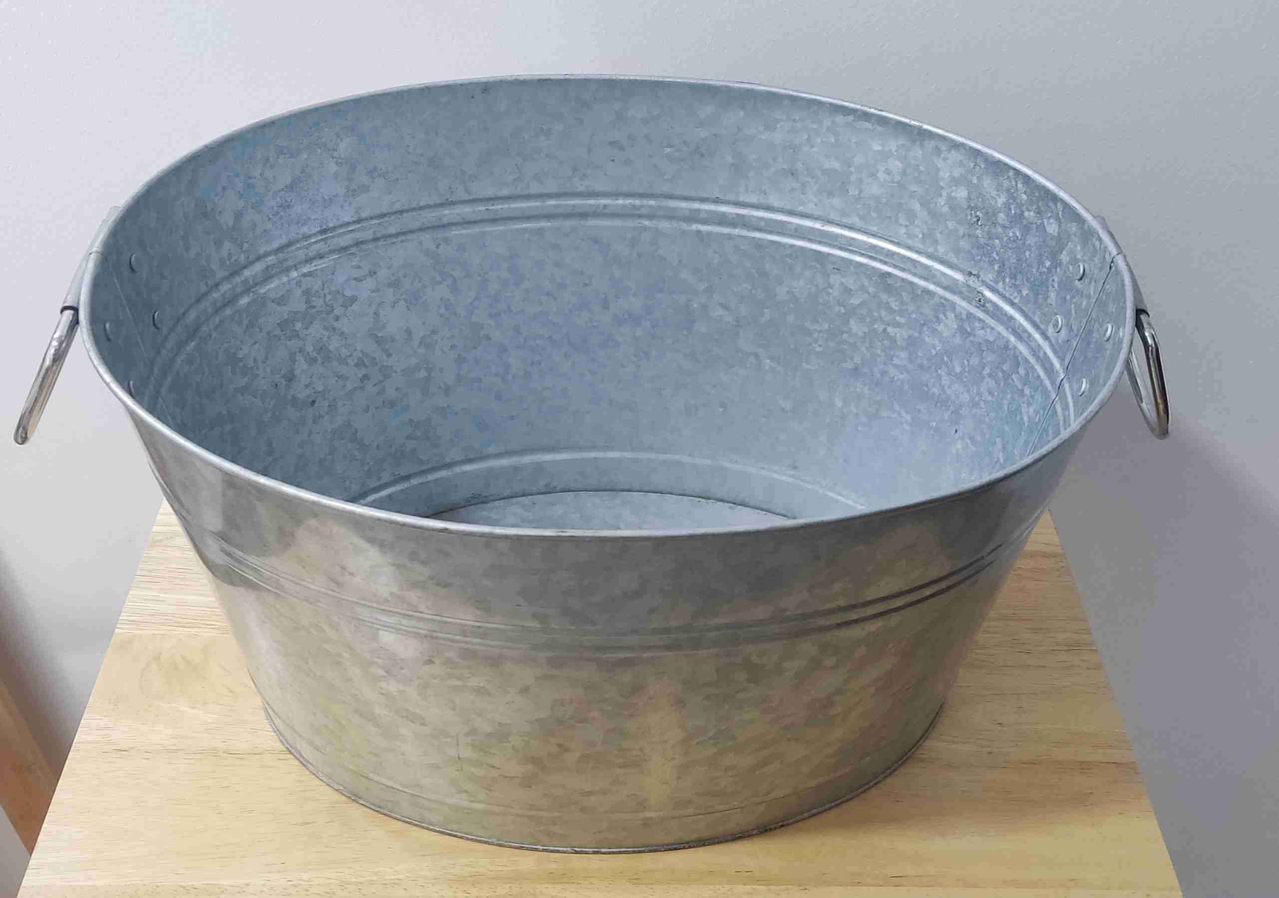 Hielera/Balde metálico grande - 2