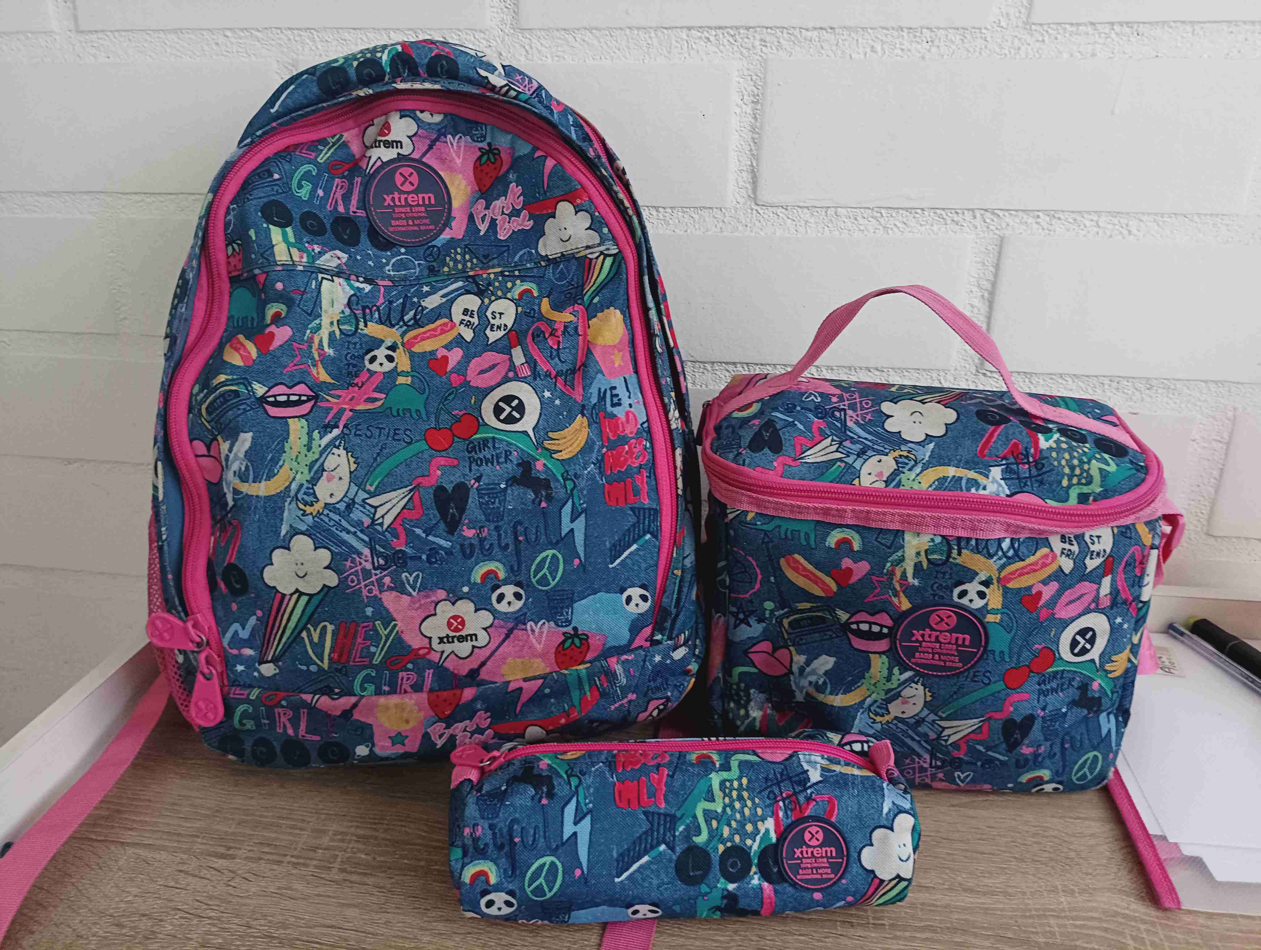 Set de mochila Xtrem estampada