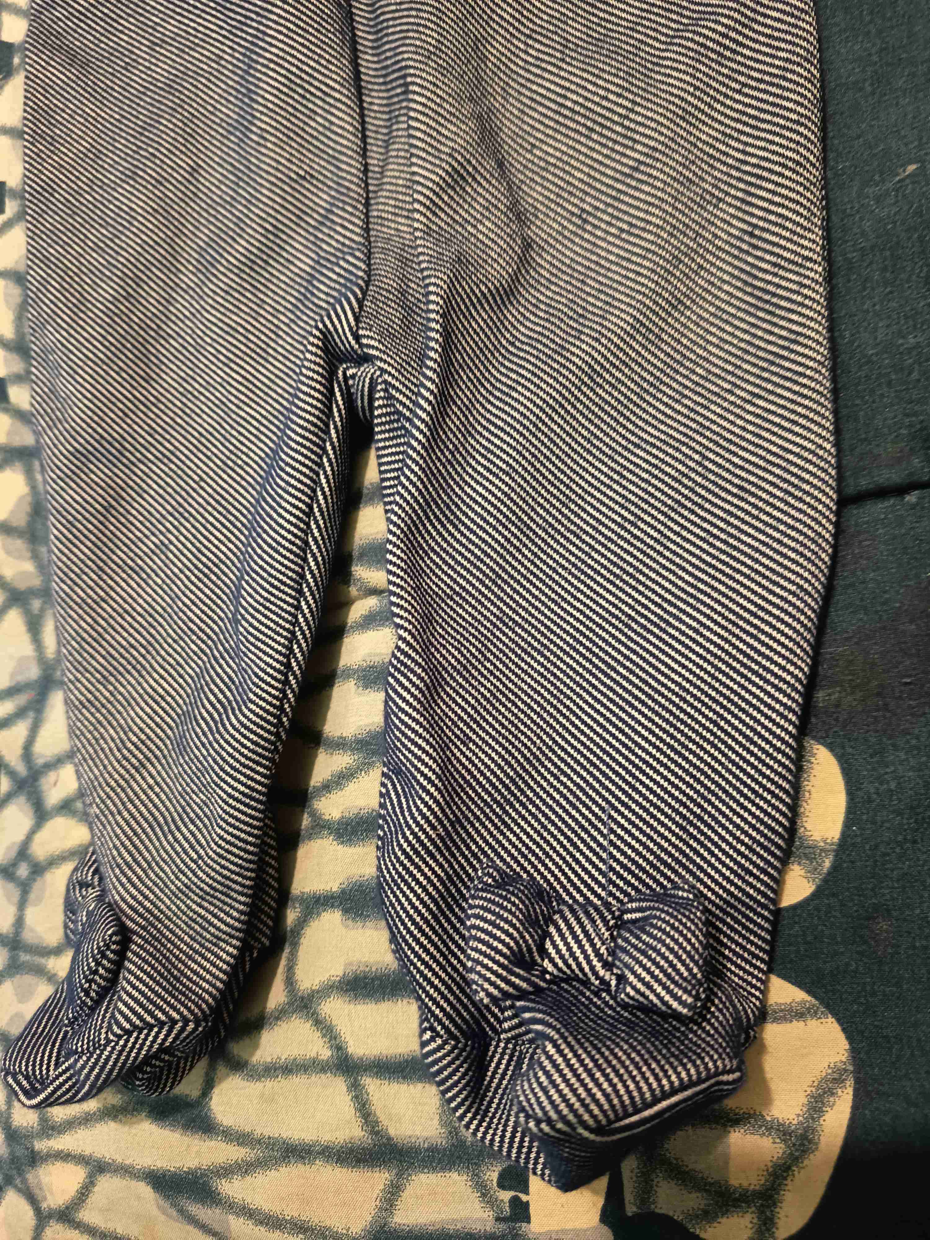 Pantalones leggins rayados para bebé Talla 3M - miniatura 3