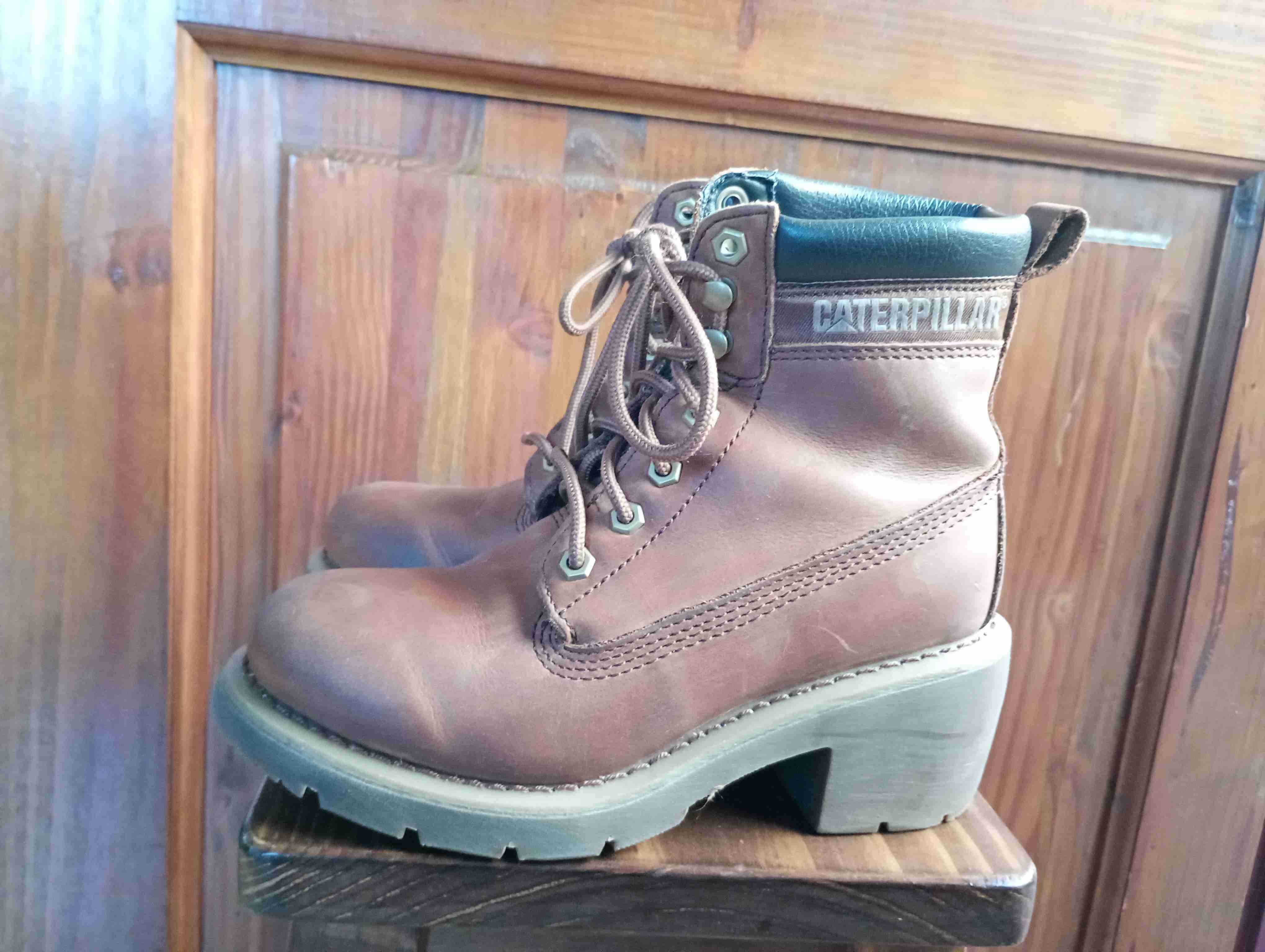 Botas Caterpillar cuero marrón - miniatura 3