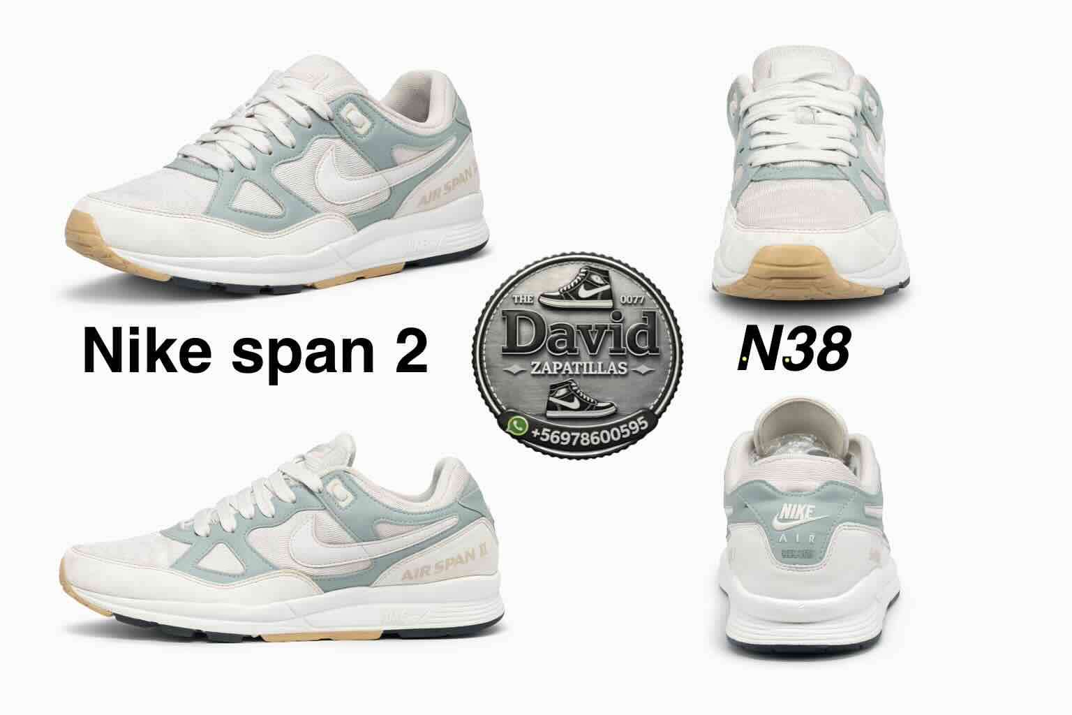 Zapatillas Nike Air Span 2 blancas