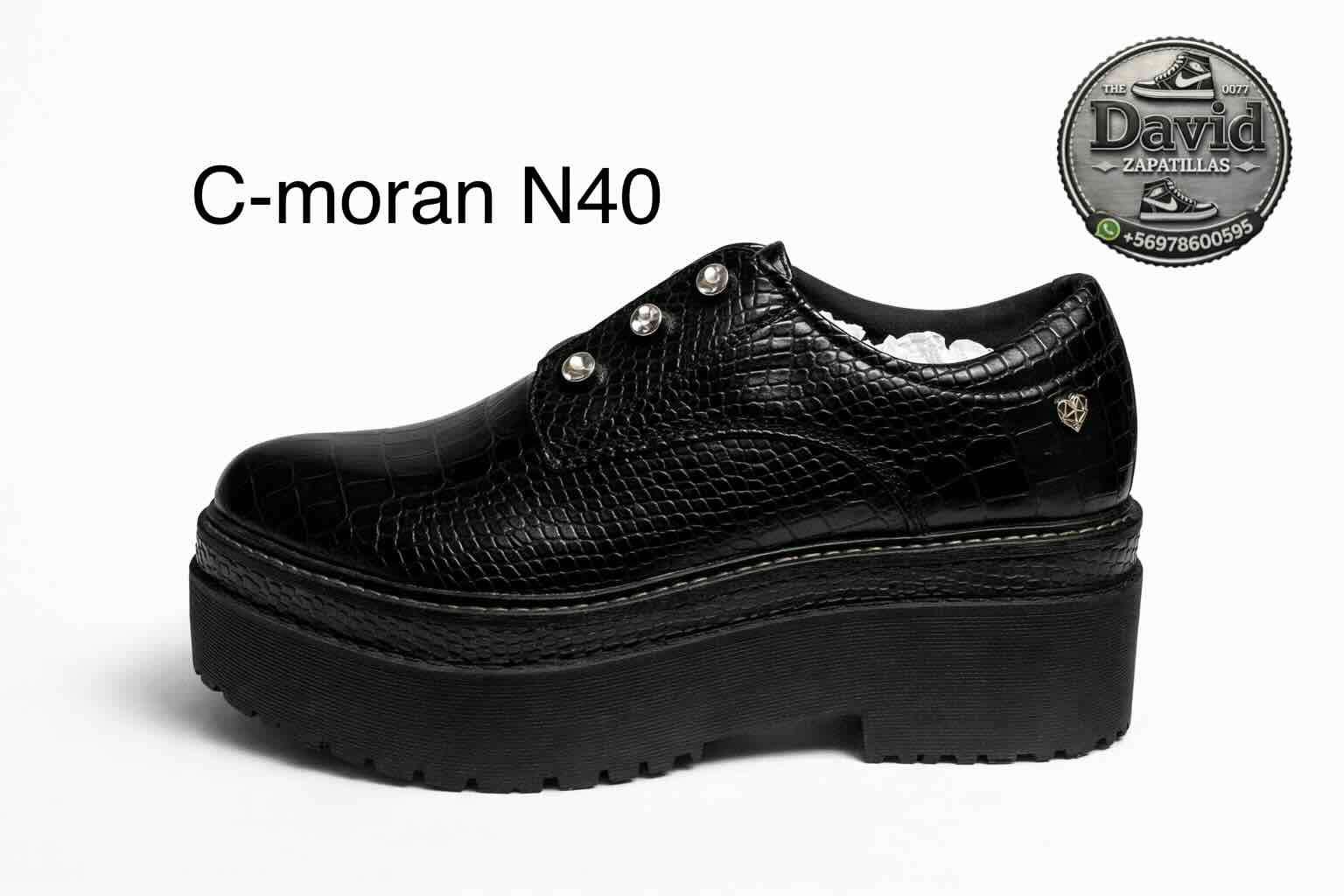 Zapatos plataforma negros mujer