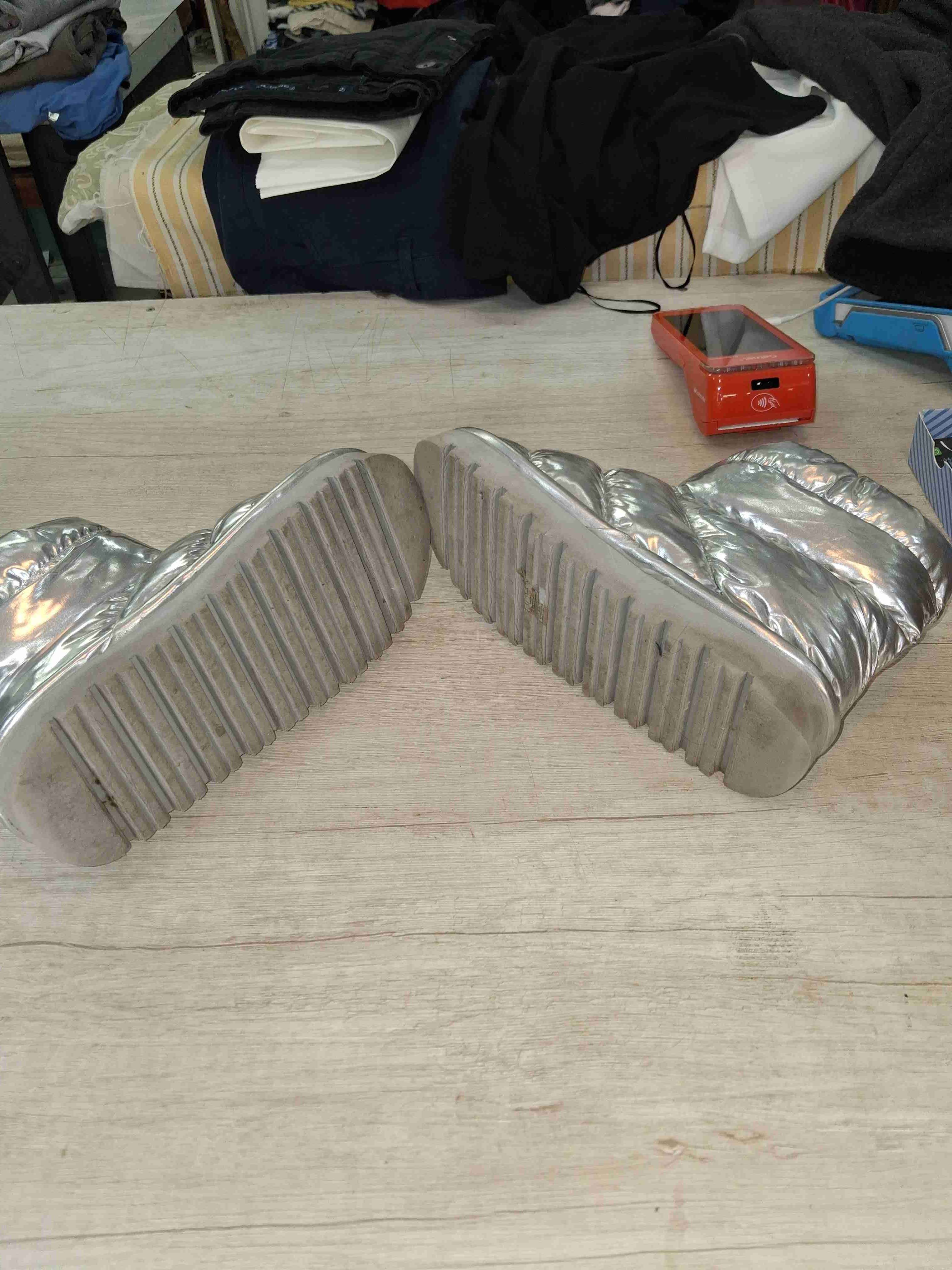 Botas plateadas acolchadas - miniatura 5