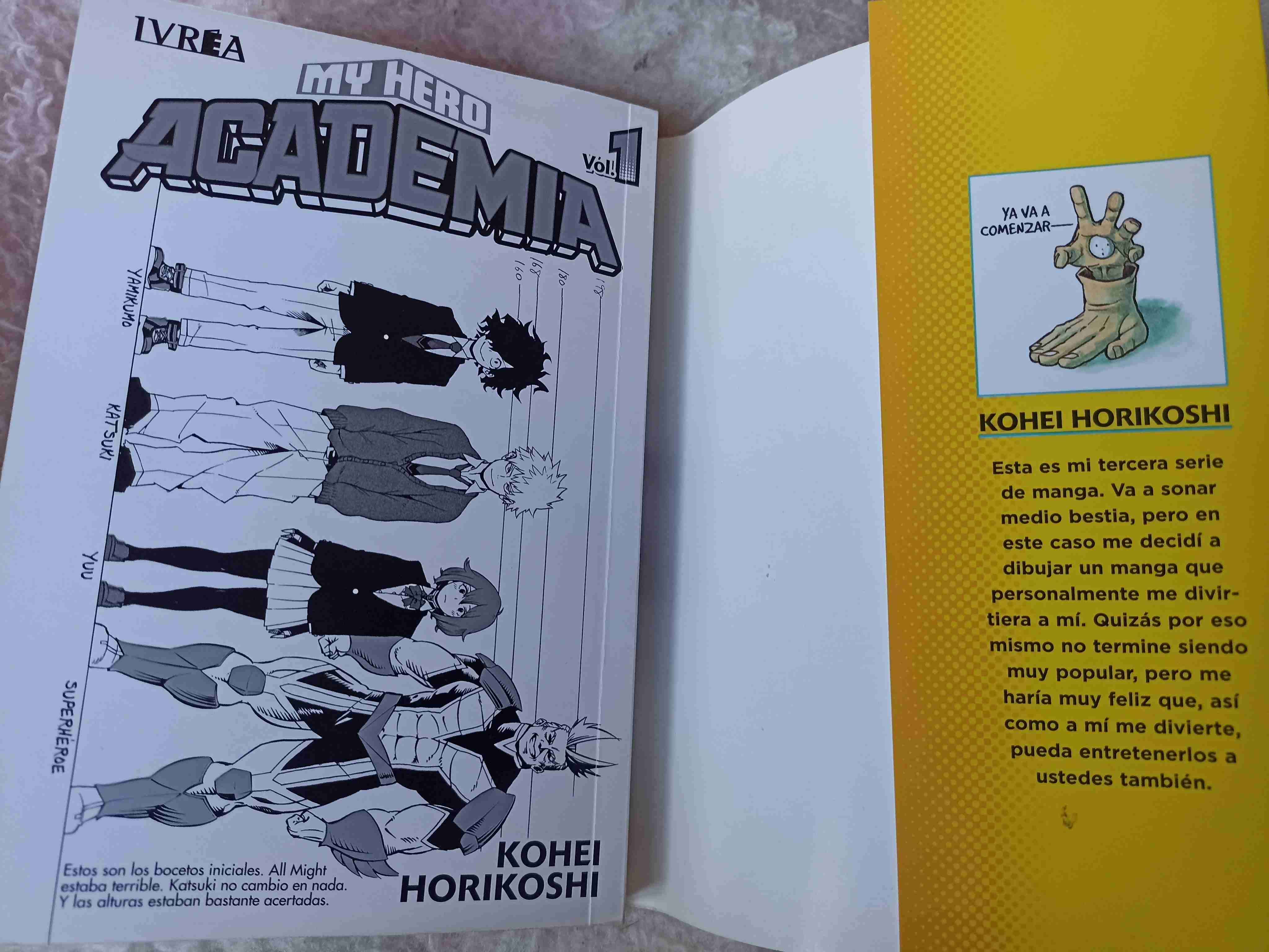 Manga My Hero Academia Vol 1 - miniatura 2