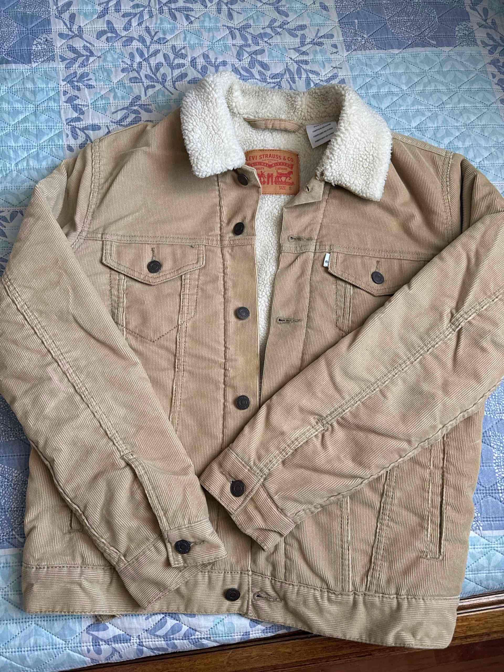 Chaqueta cotelé con forrada cordero - miniatura 1