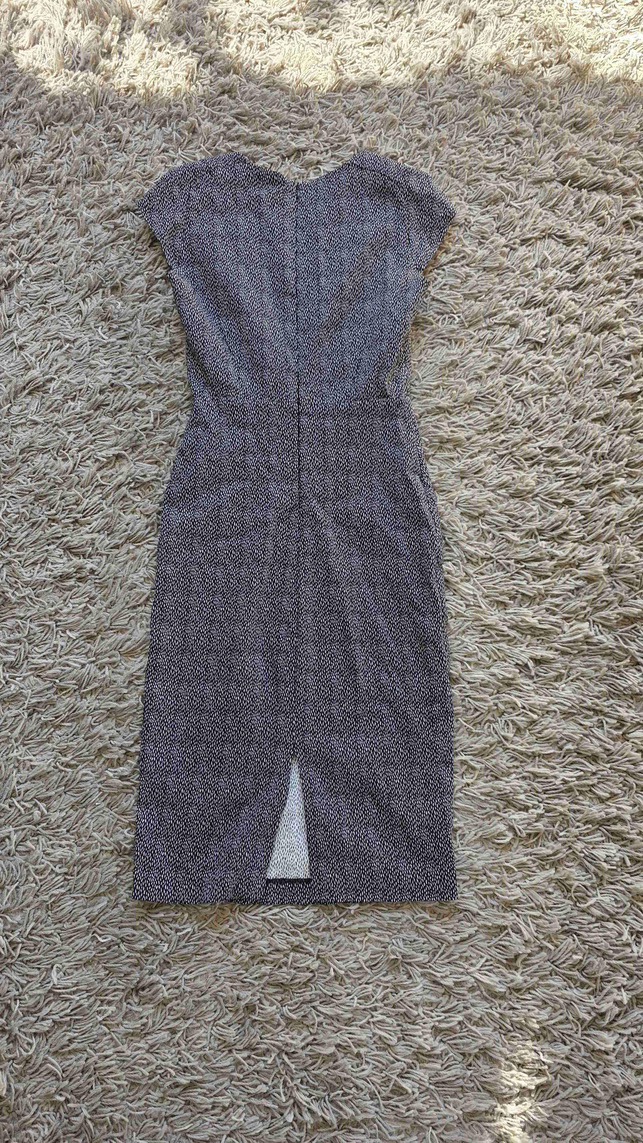 Vestido Zara negro con estampado - 2