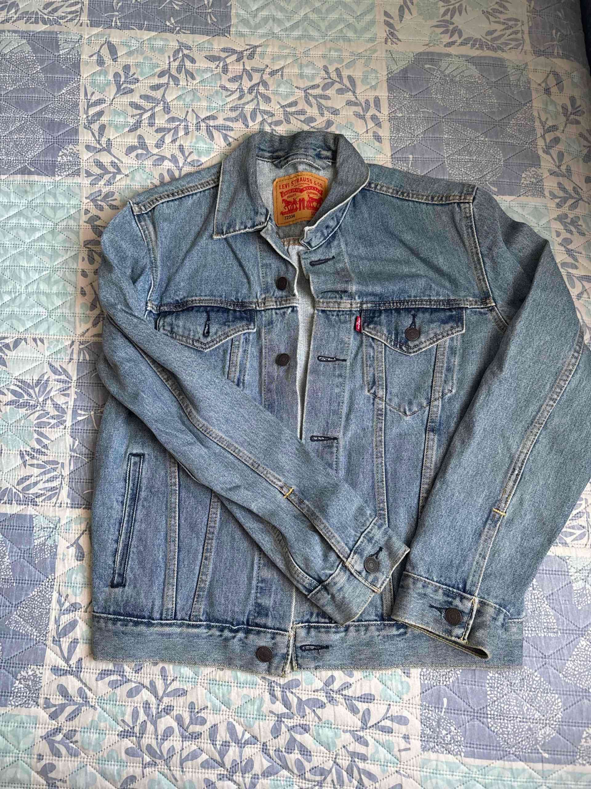 Chaqueta de mezclilla azul - miniatura 1