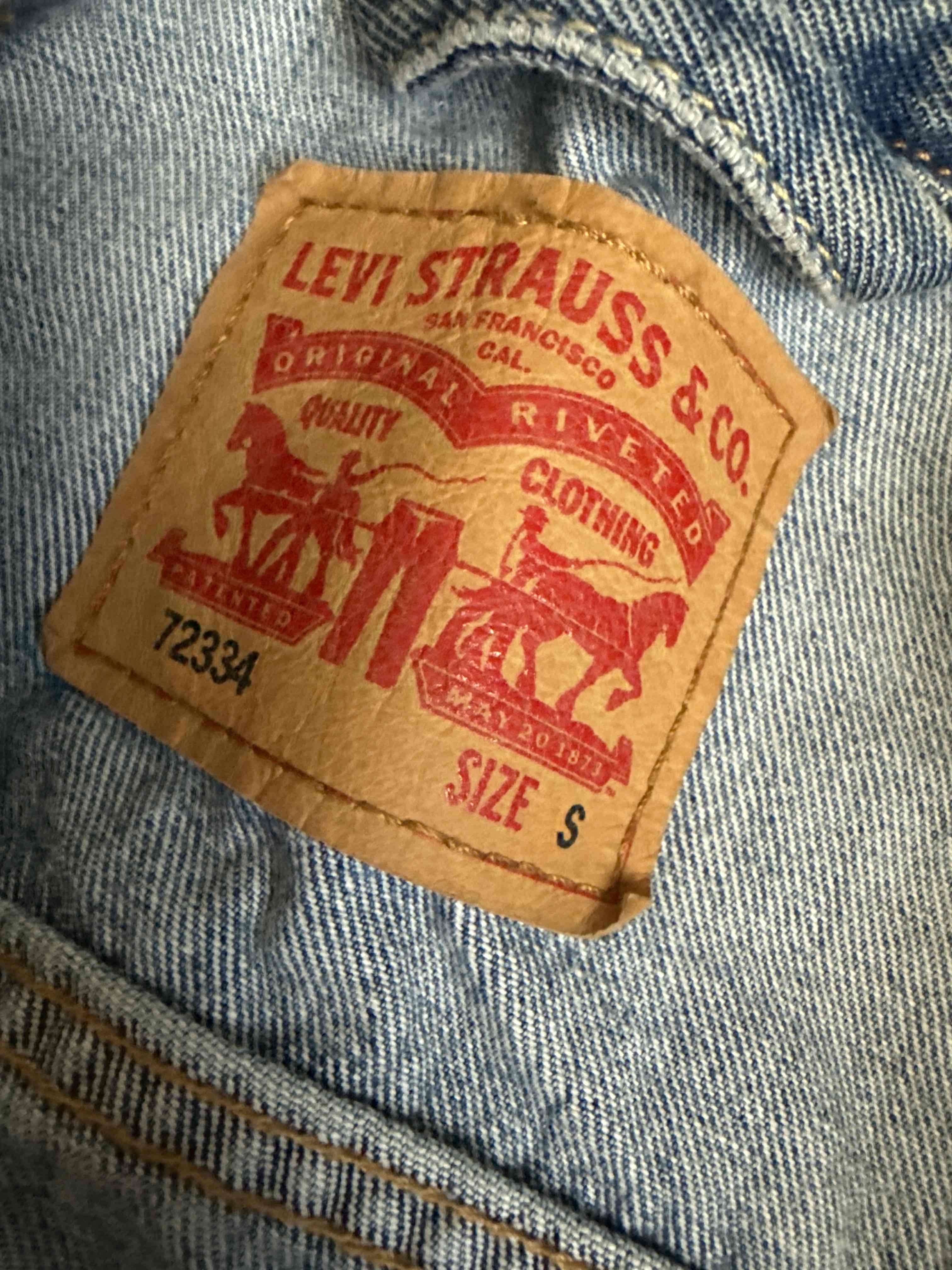 Chaqueta de mezclilla azul - miniatura 2