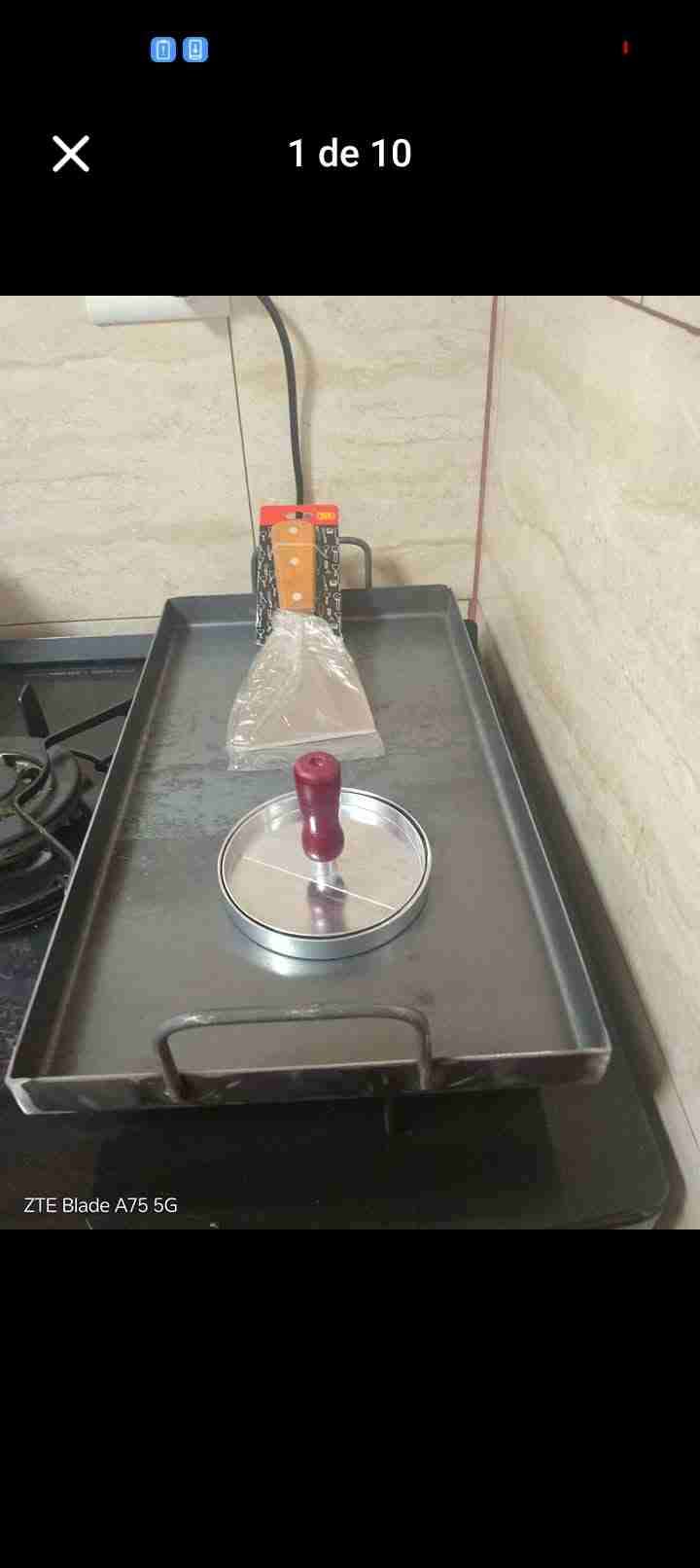 Plancha para cocina con prensa - miniatura 2