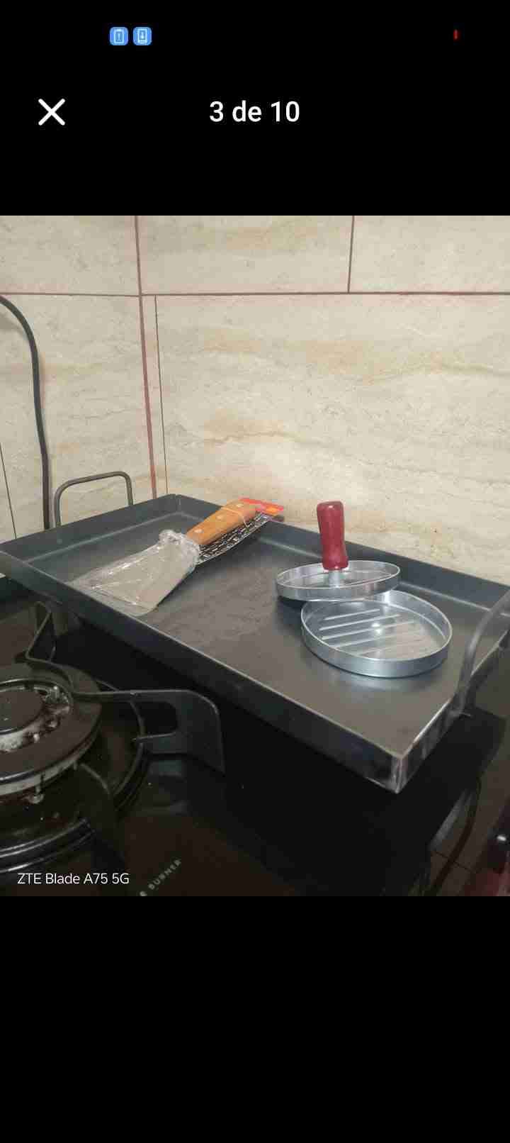 Plancha para cocina con prensa - miniatura 4