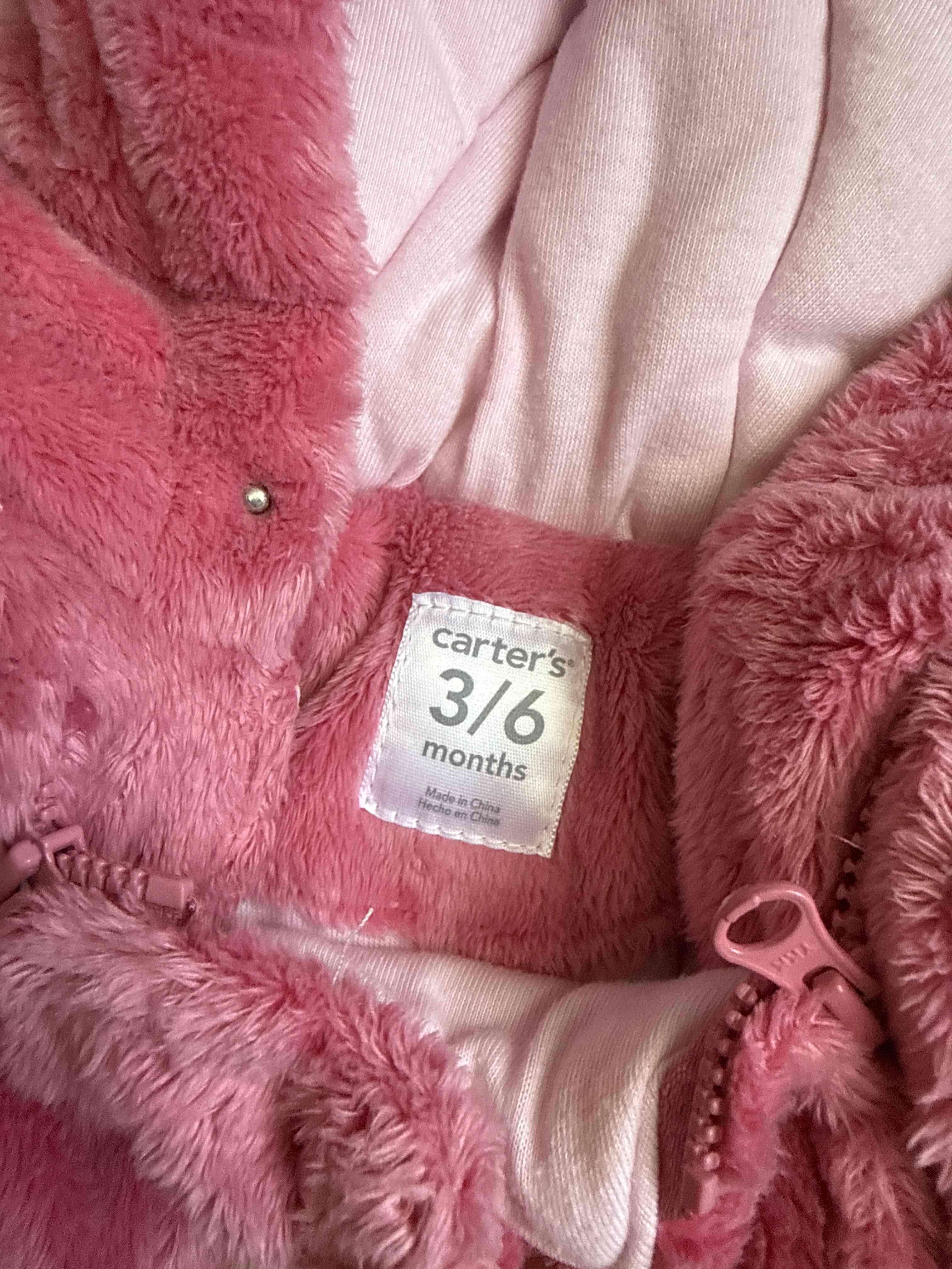 Enterito de peluche rosa para bebé - miniatura 3