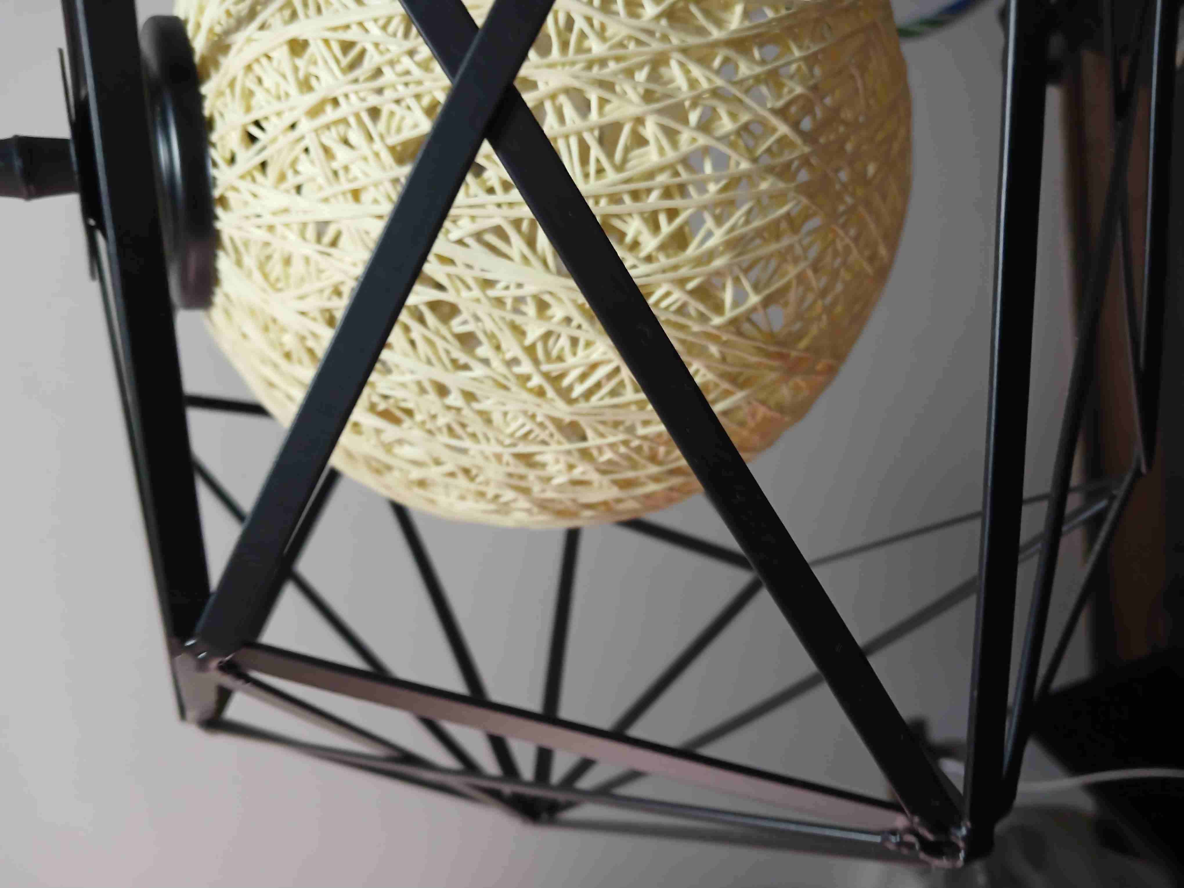 Lámpara colgante geométrica negra - miniatura 3