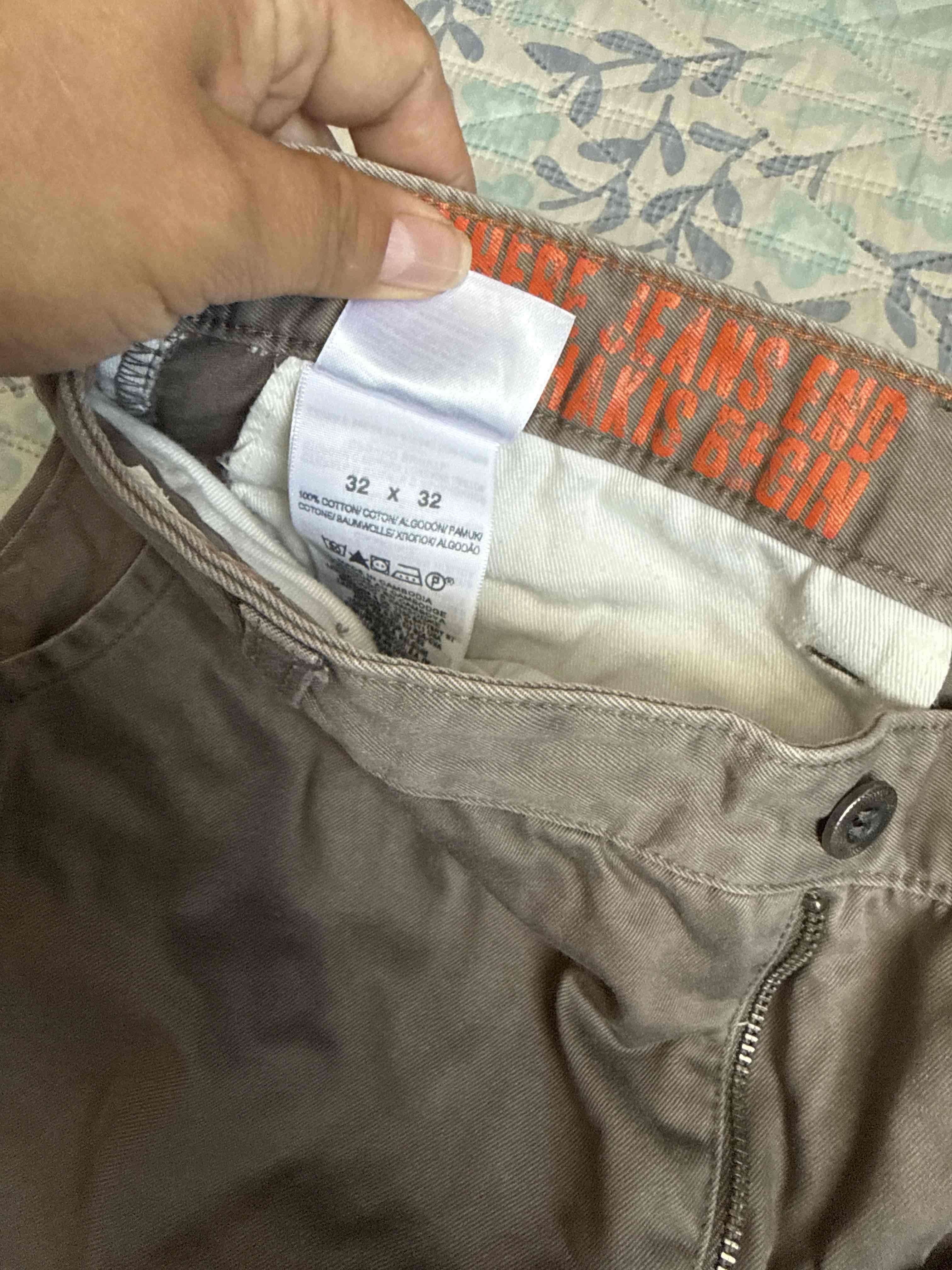 Pantalones casuales marron - miniatura 2