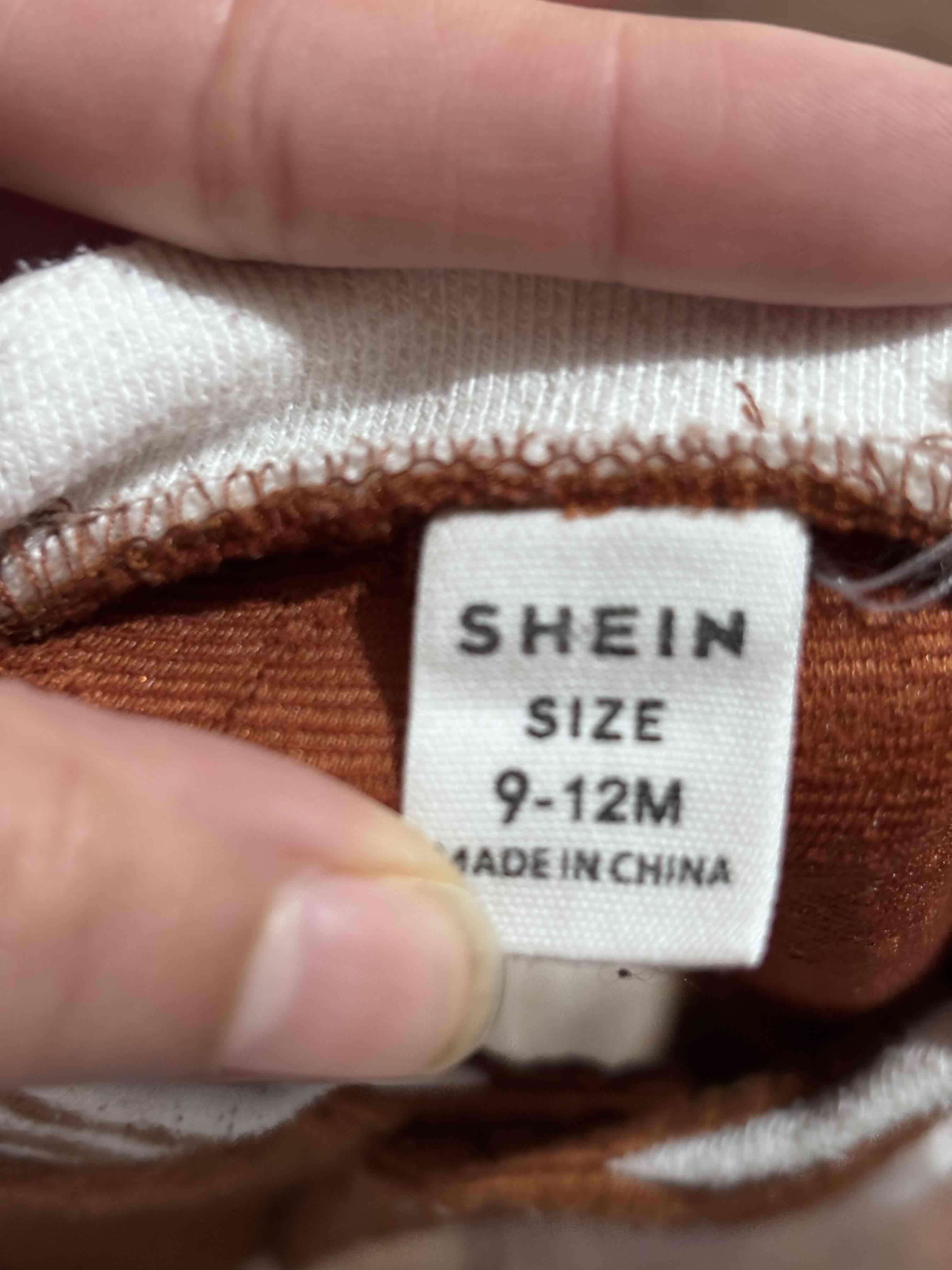 Chaqueta bebé tejida marrón - miniatura 2