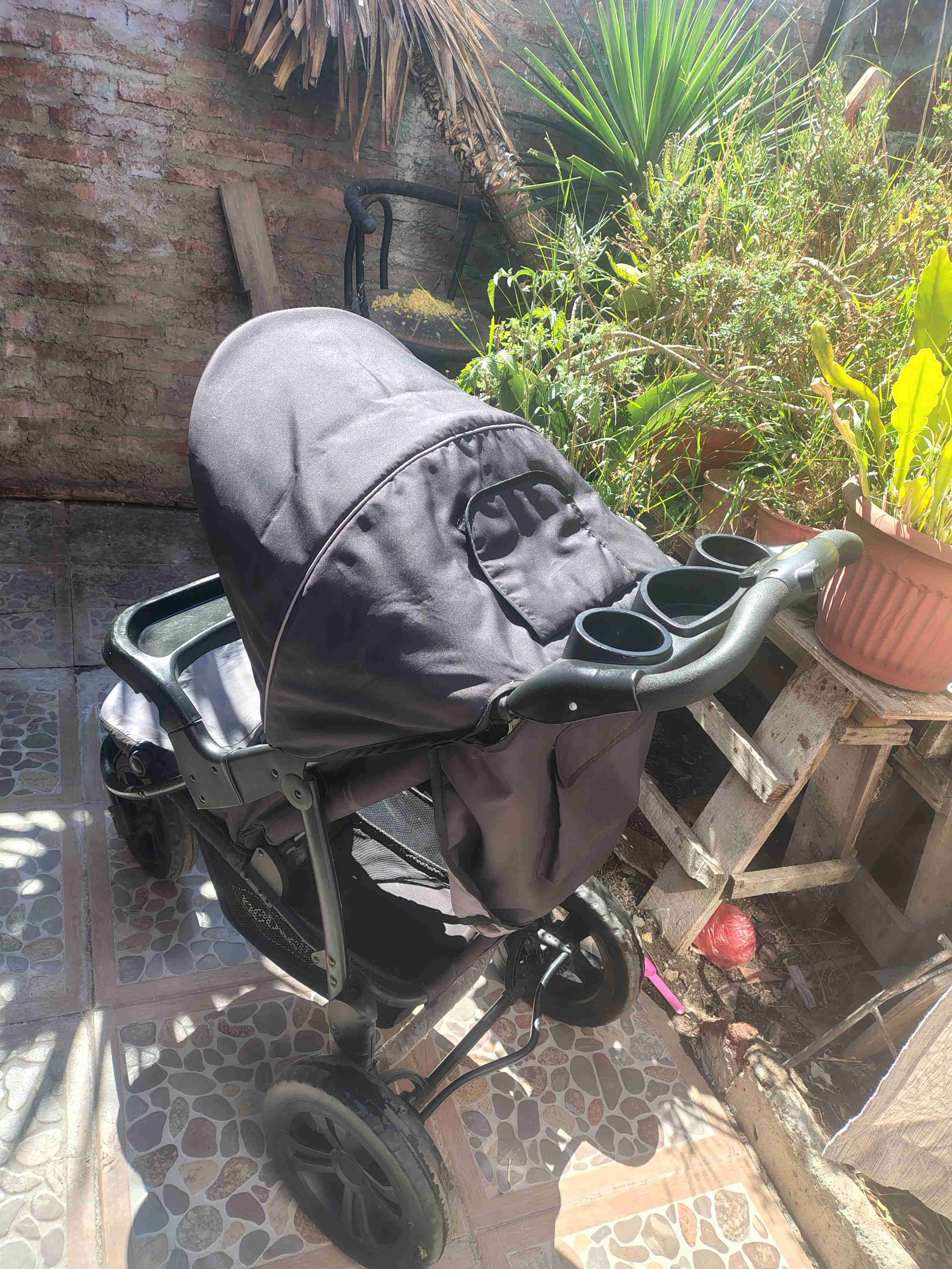 Coche de bebé Bebesit gris - miniatura 3