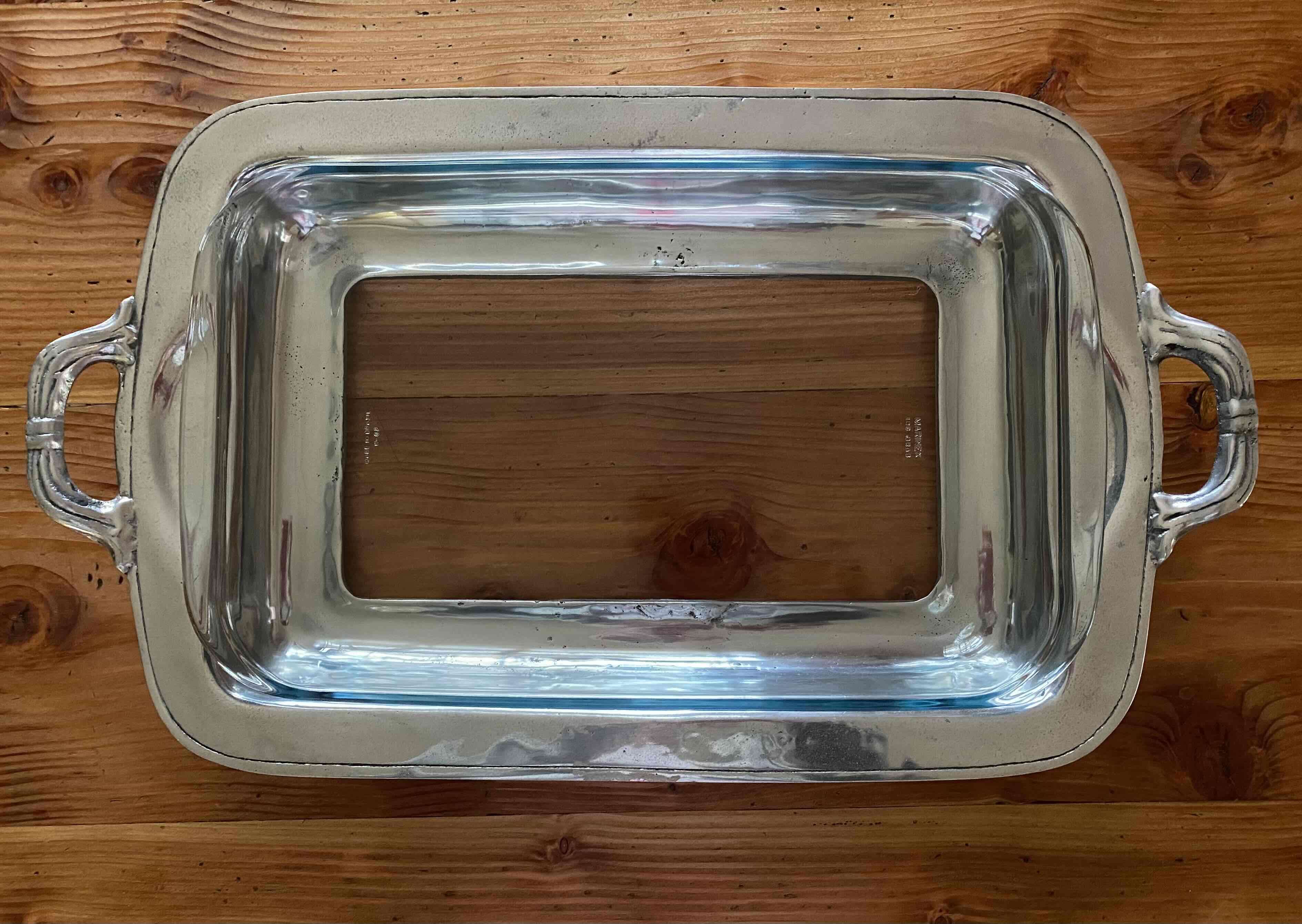 Porta asadera/bandeja  de Peltre - miniatura 1