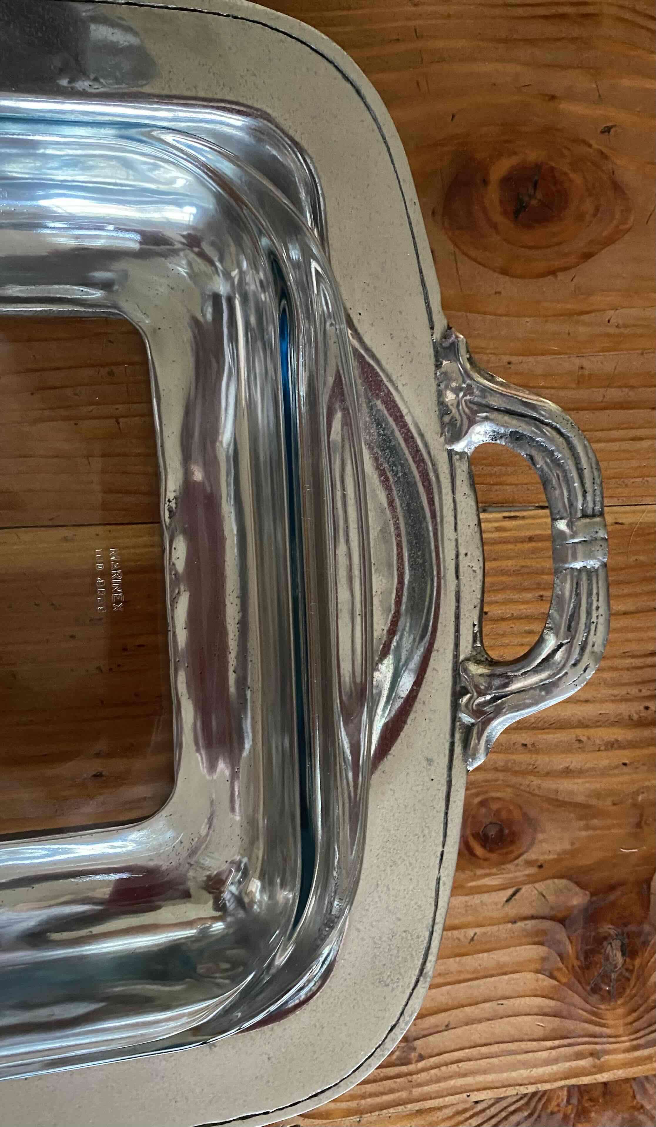 Porta asadera/bandeja  de Peltre - miniatura 4