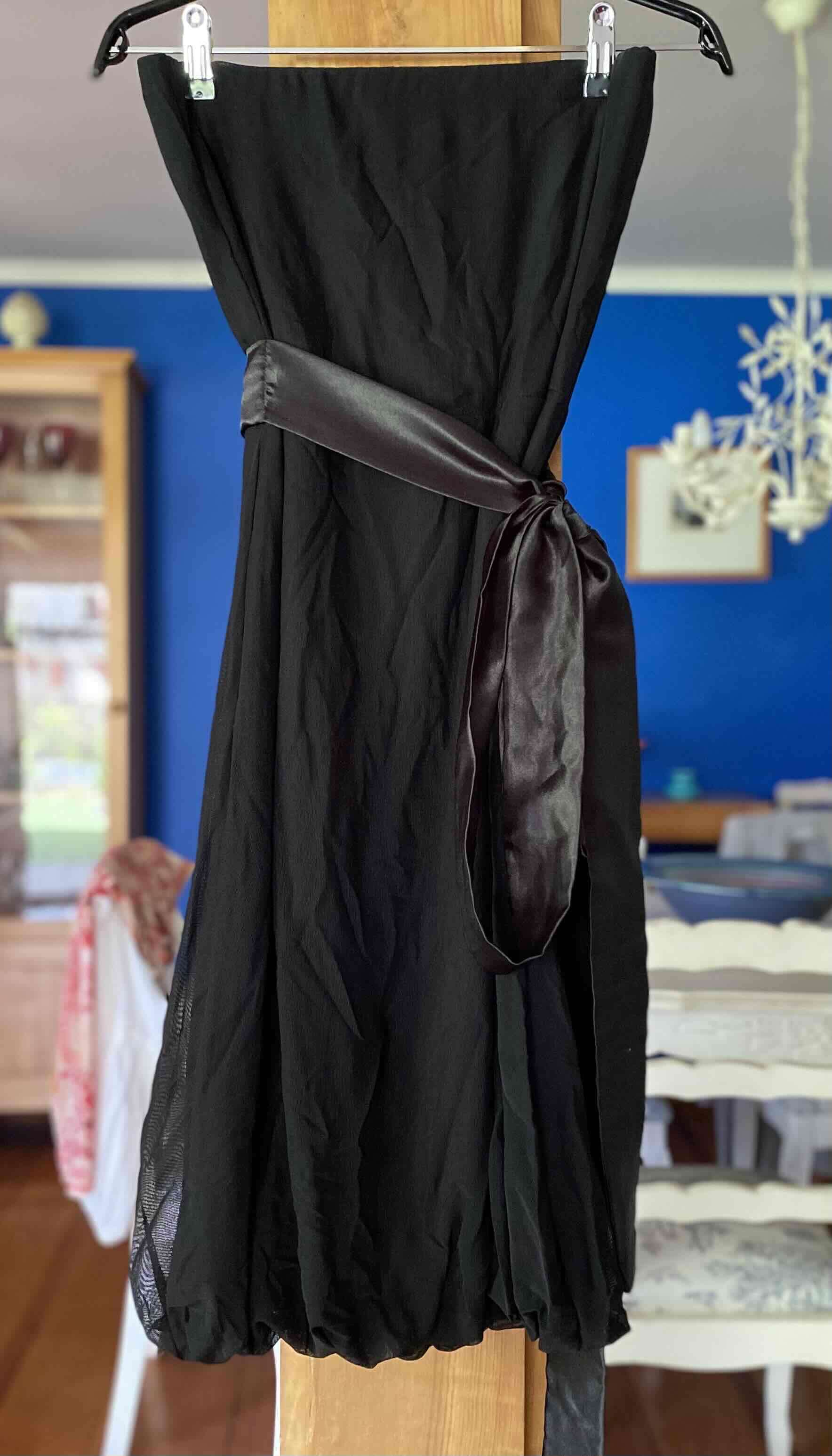 Vestido fiesta mini strapless TS - 1