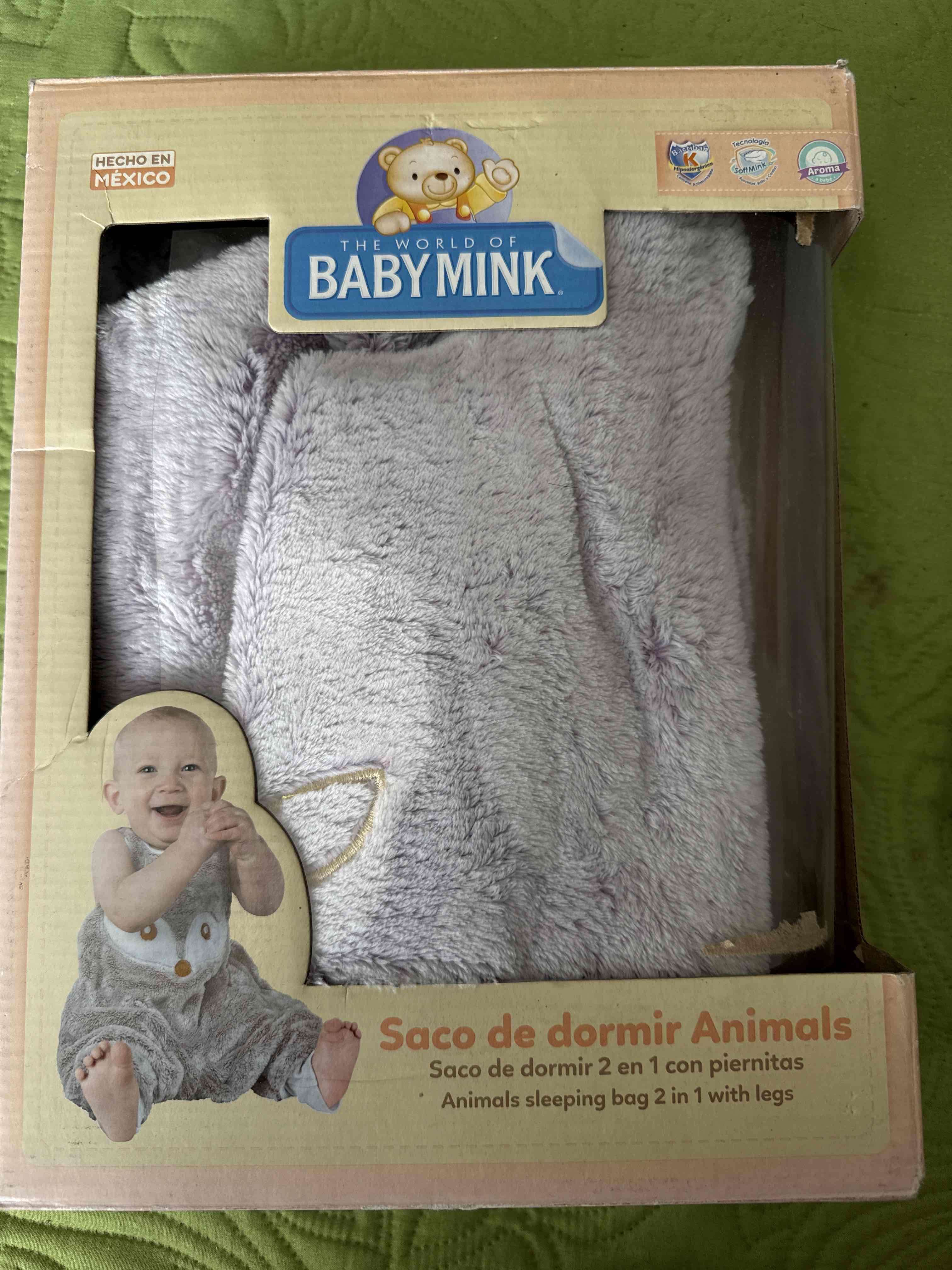 Saco de dormir Baby Mink gris - 1