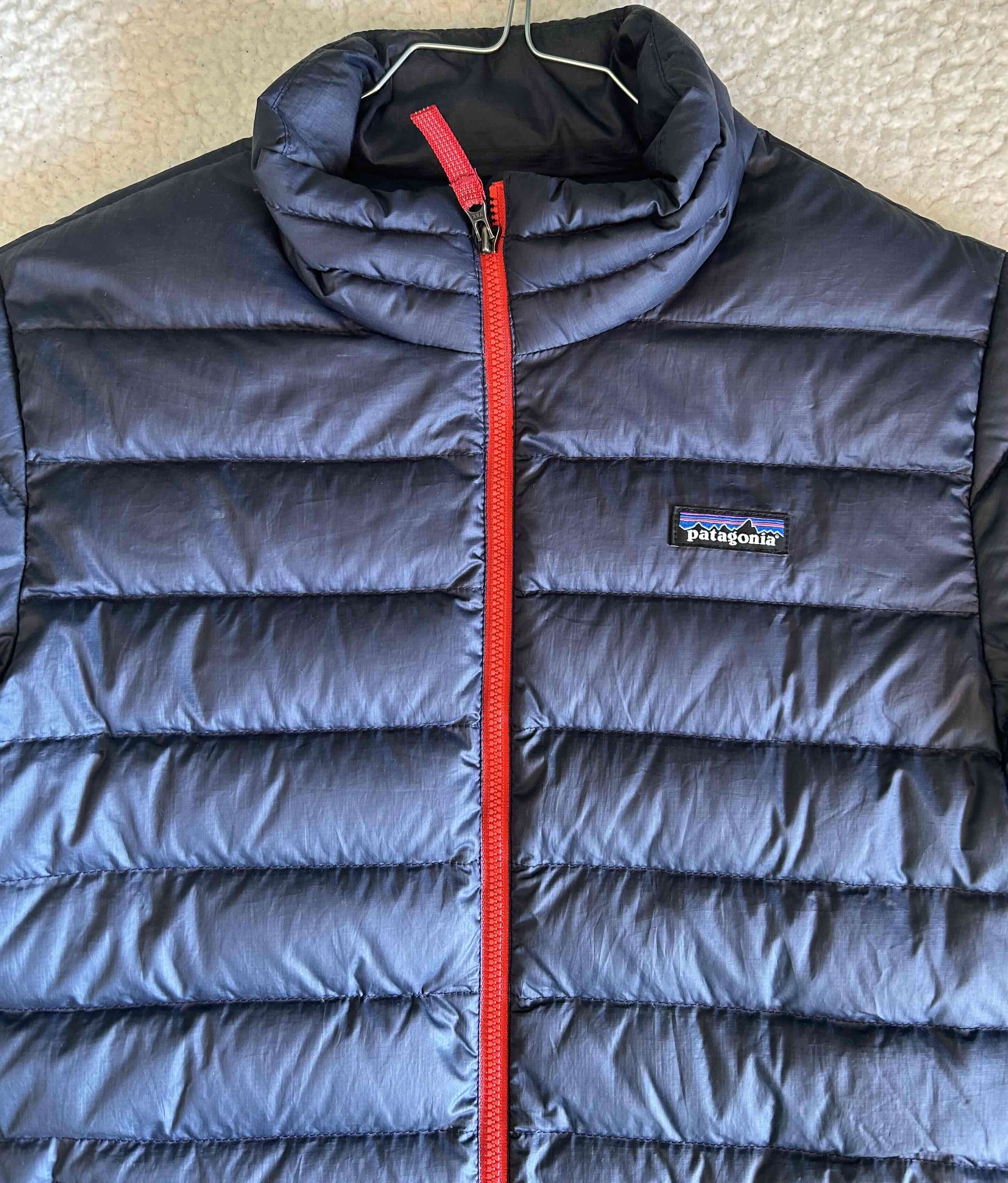 Chaqueta Patagonia pluma azul oscuro - miniatura 3