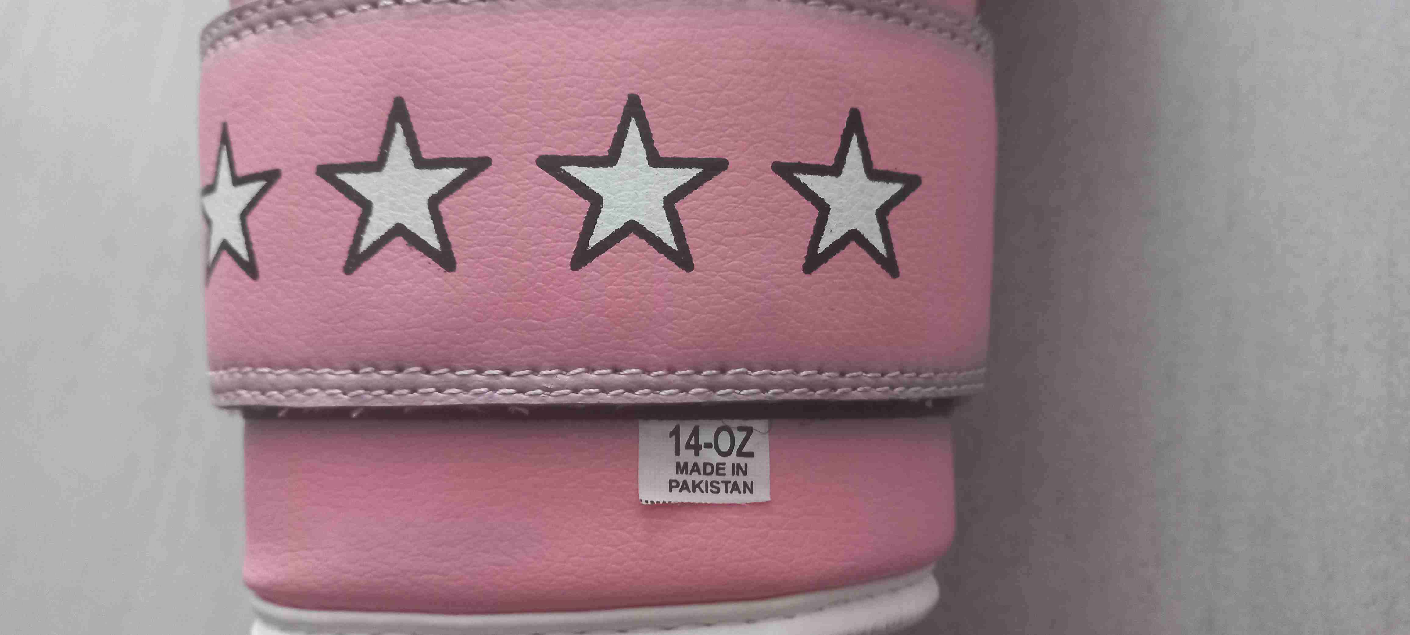 Guantes de boxeo rosas Super Star - miniatura 4