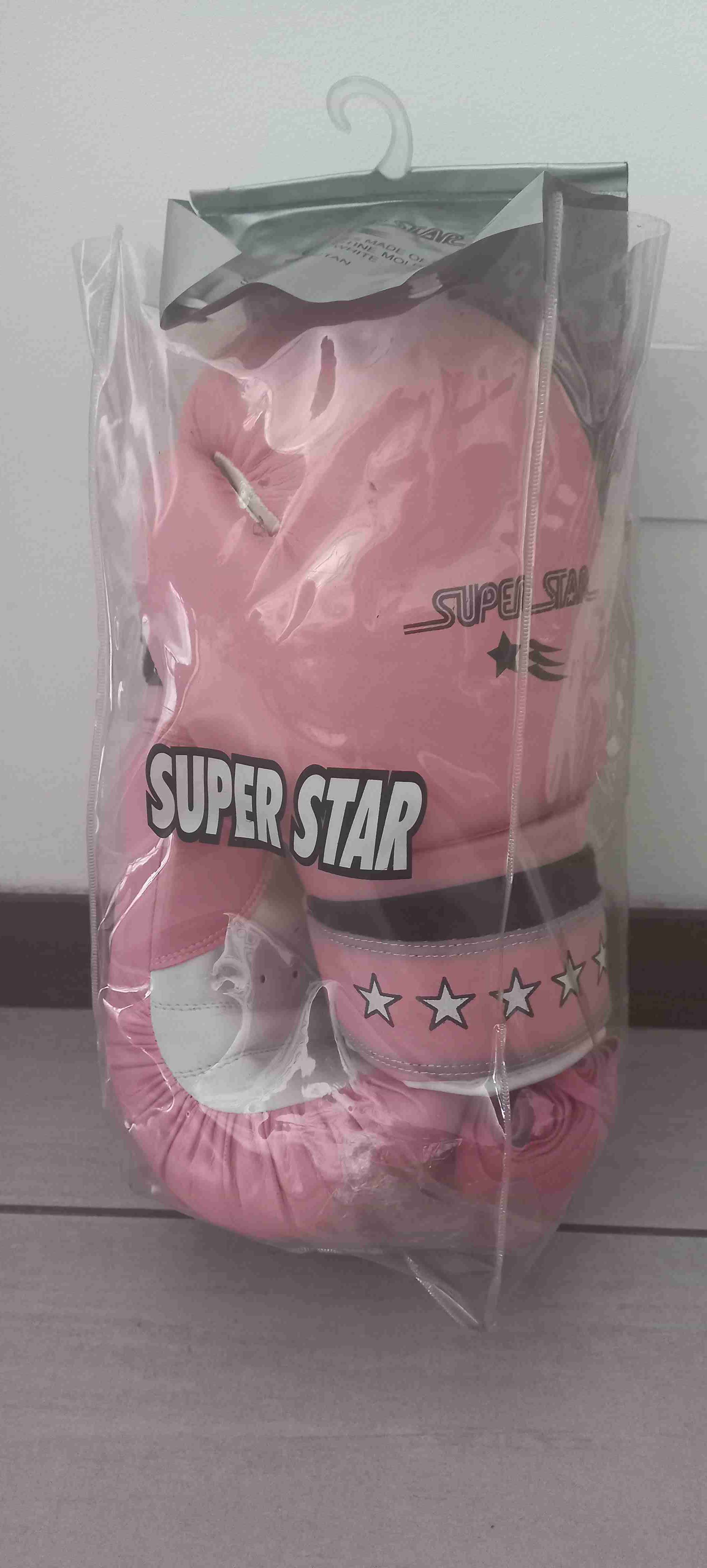Guantes de boxeo rosas Super Star - miniatura 5