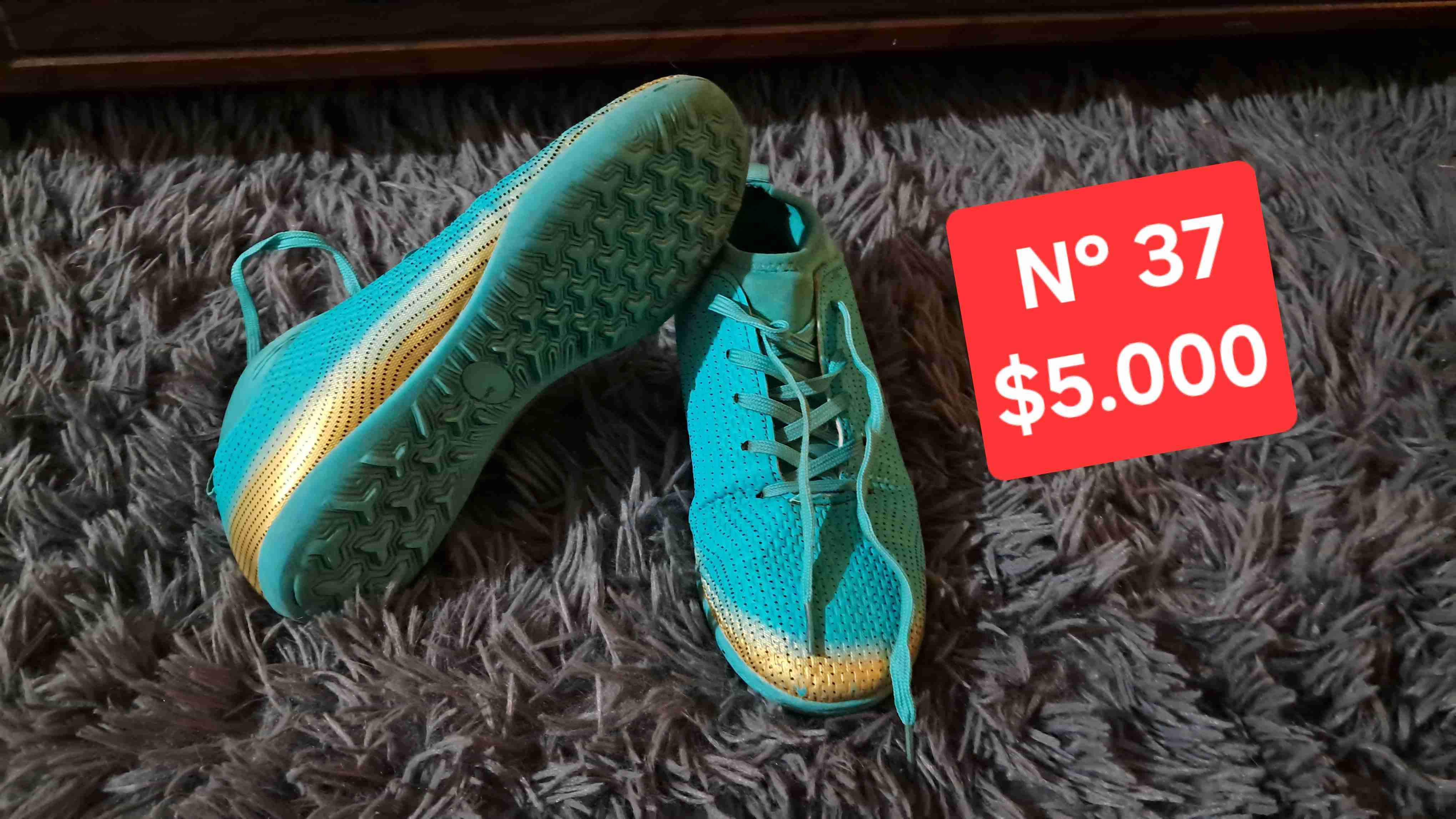 Zapatillas amarillas talla 38 - miniatura 5