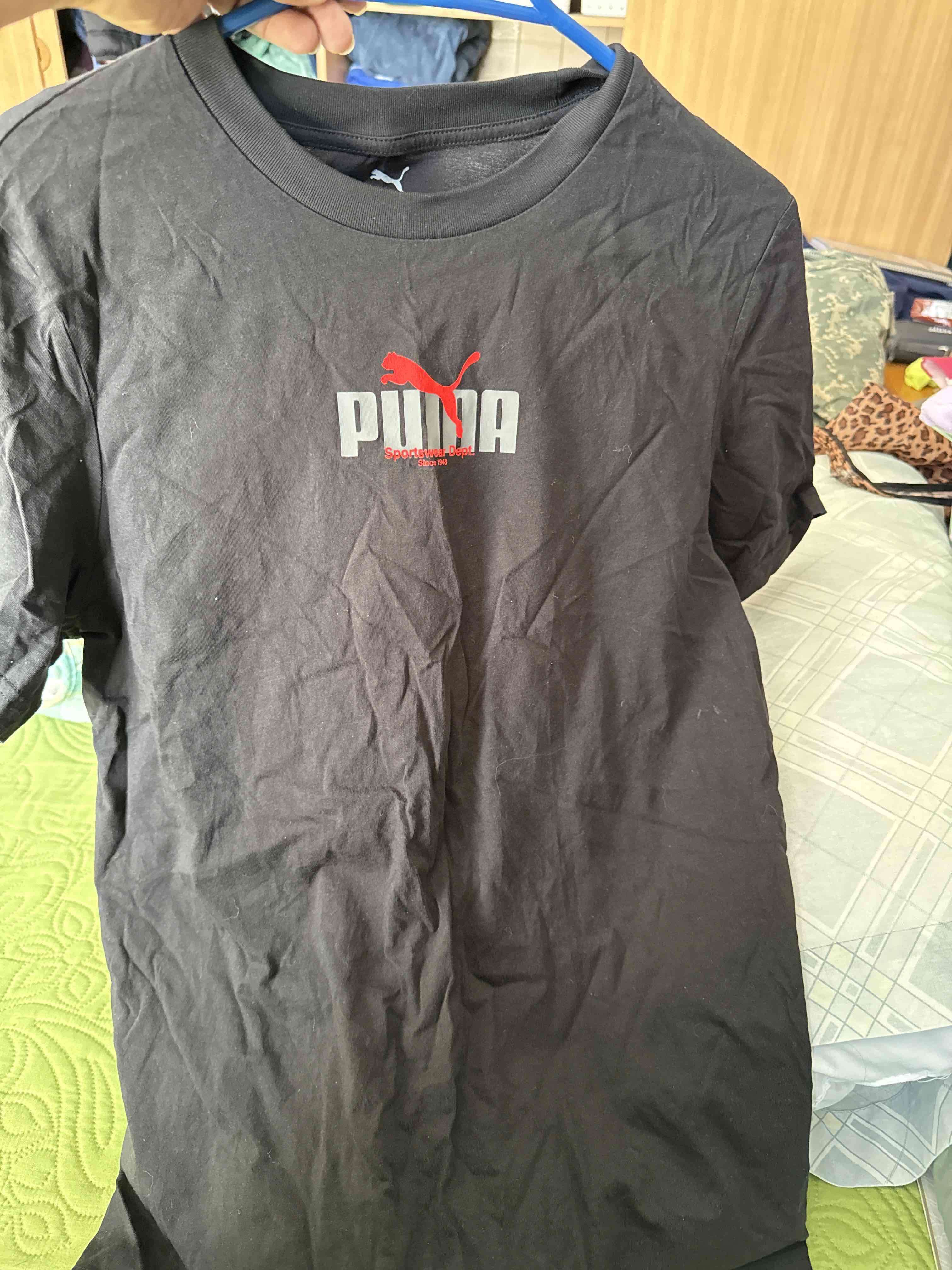 Polera negra Puma deportiva - 1