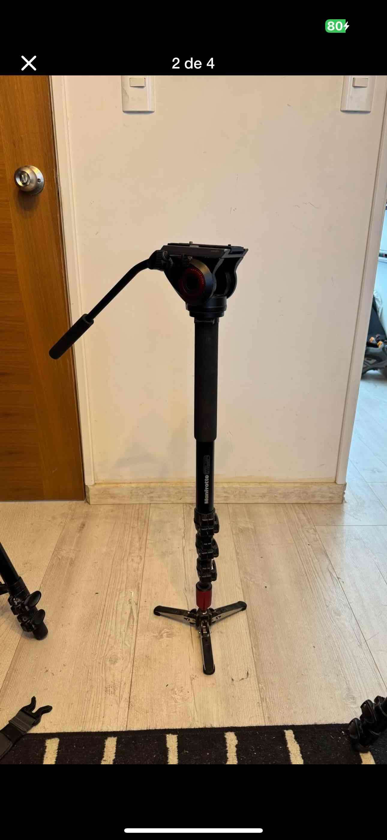 Monopie Manfrotto MVMXPRO500 para video - miniatura 2