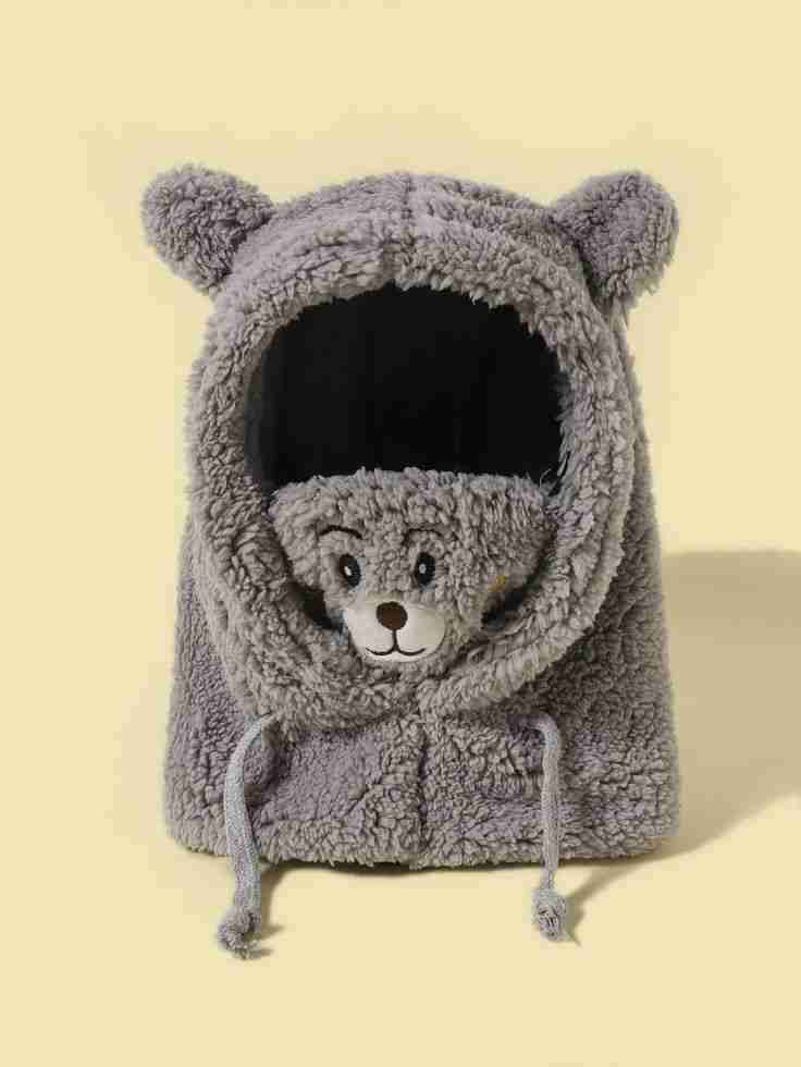 Gorro polar con cara de osito - 5