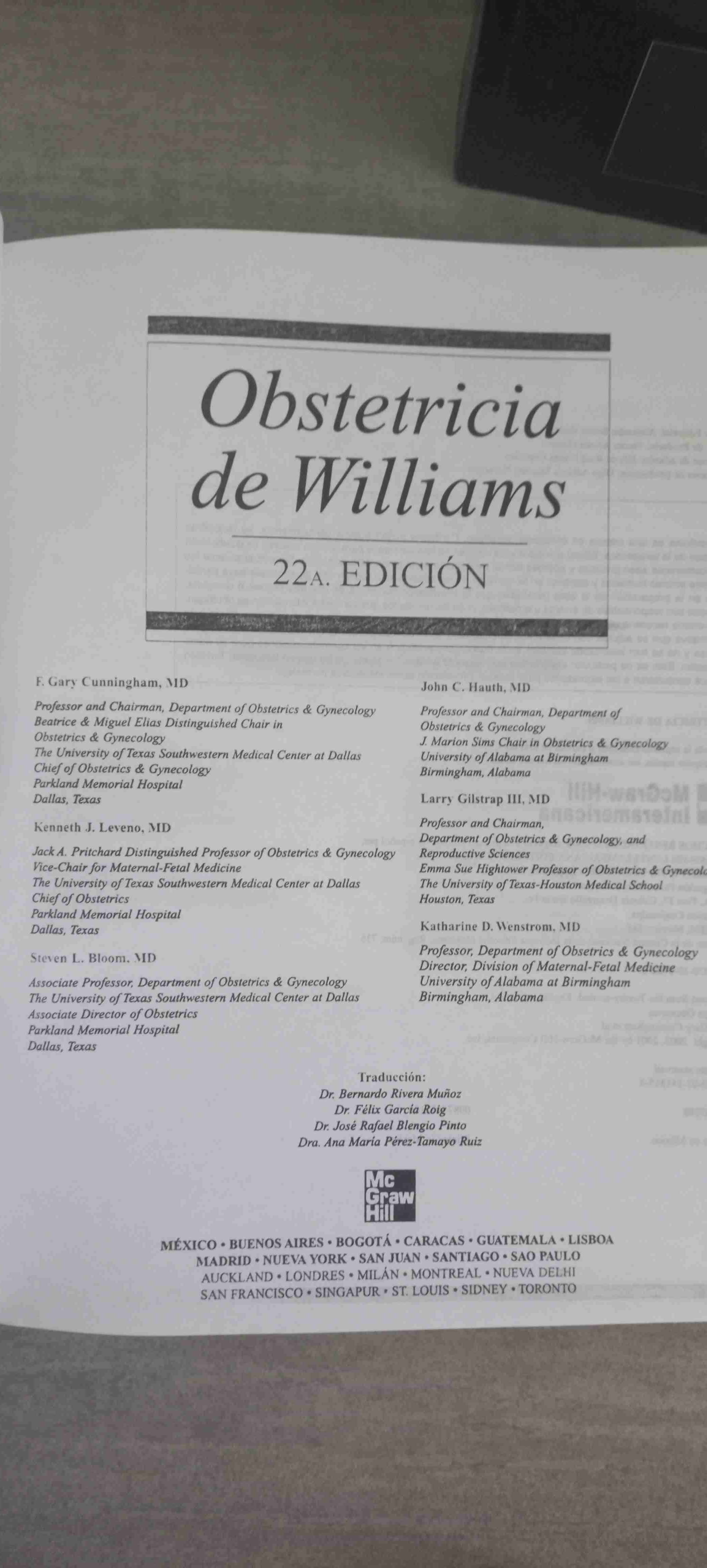 Obstetricia de Williams edición 22 - miniatura 4