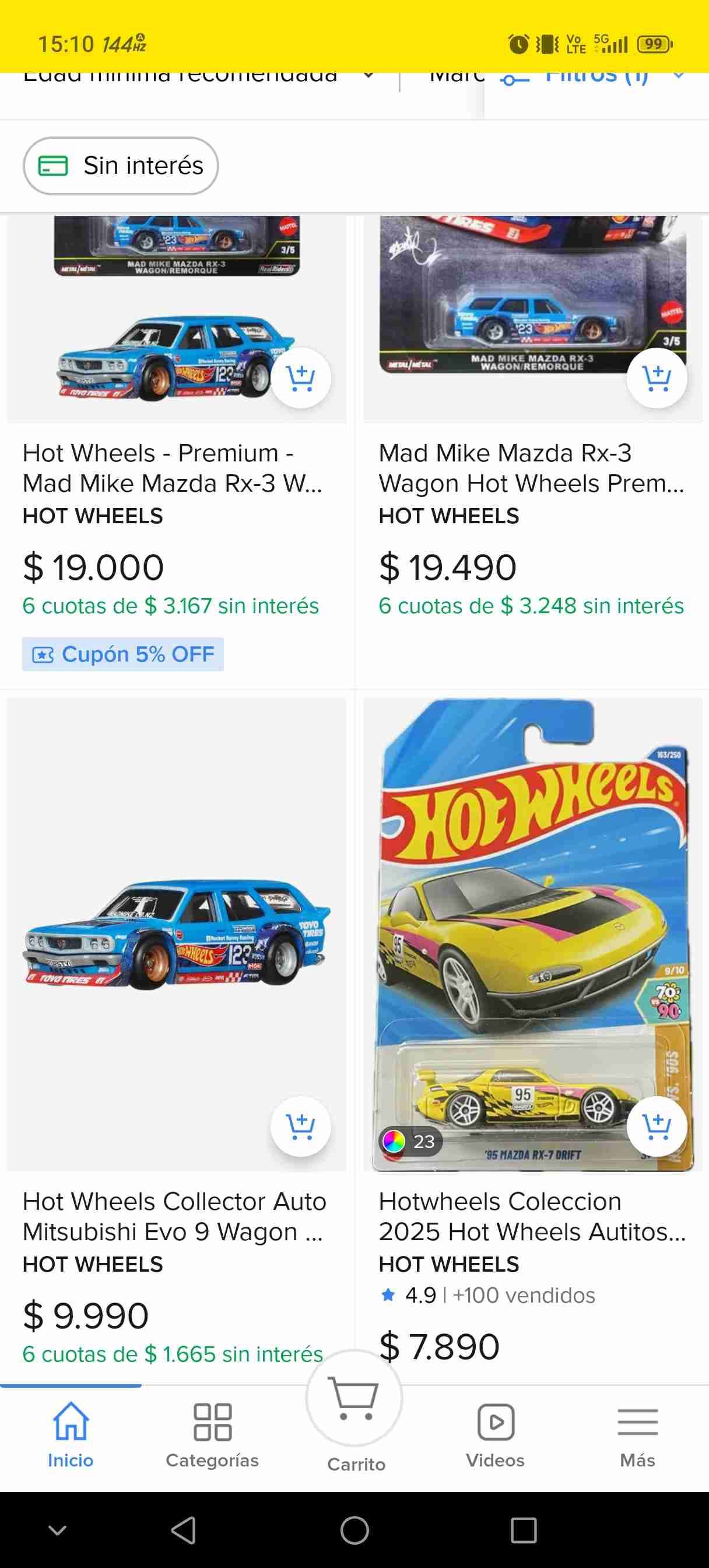 Hot Wheels Ronin Run II azul - miniatura 3