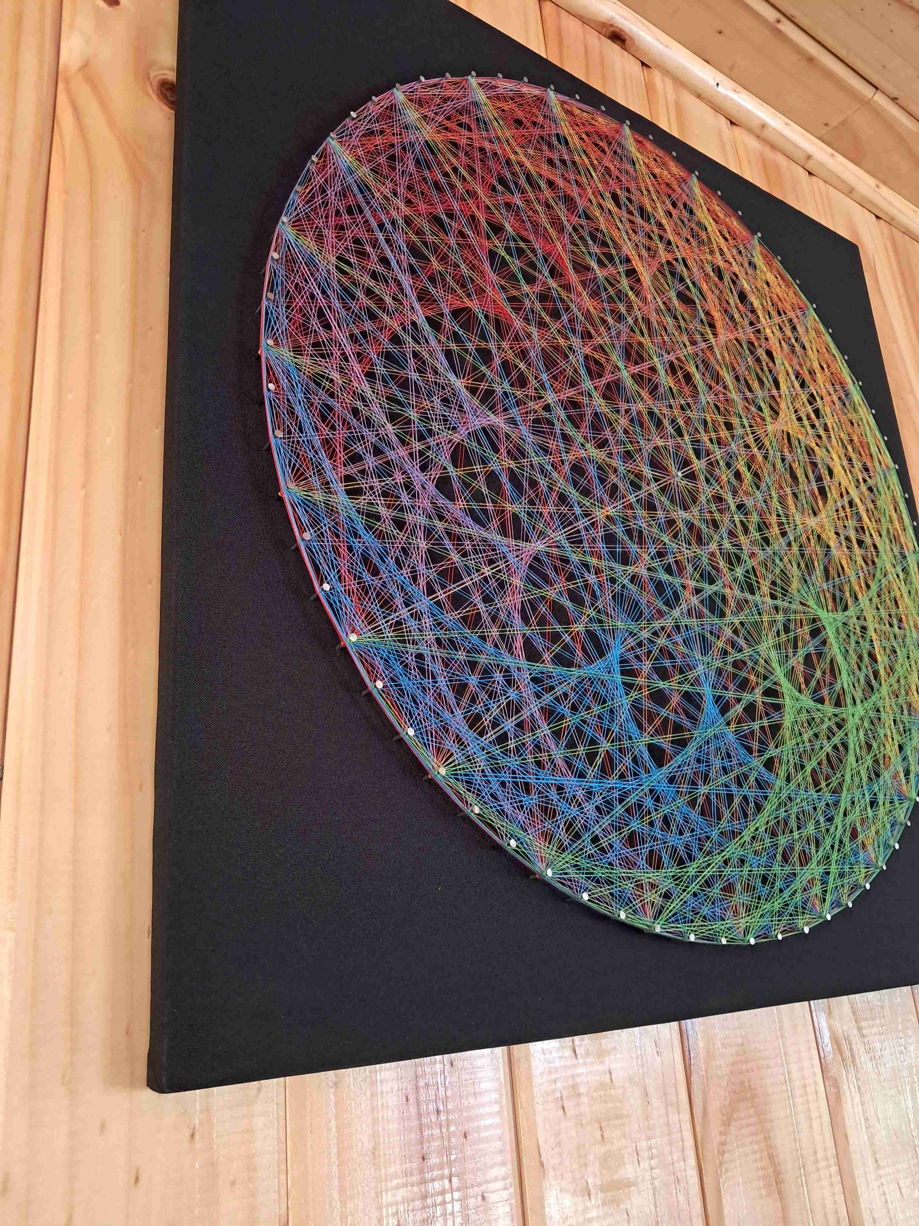 Cuadro de hilo multicolor - miniatura 2