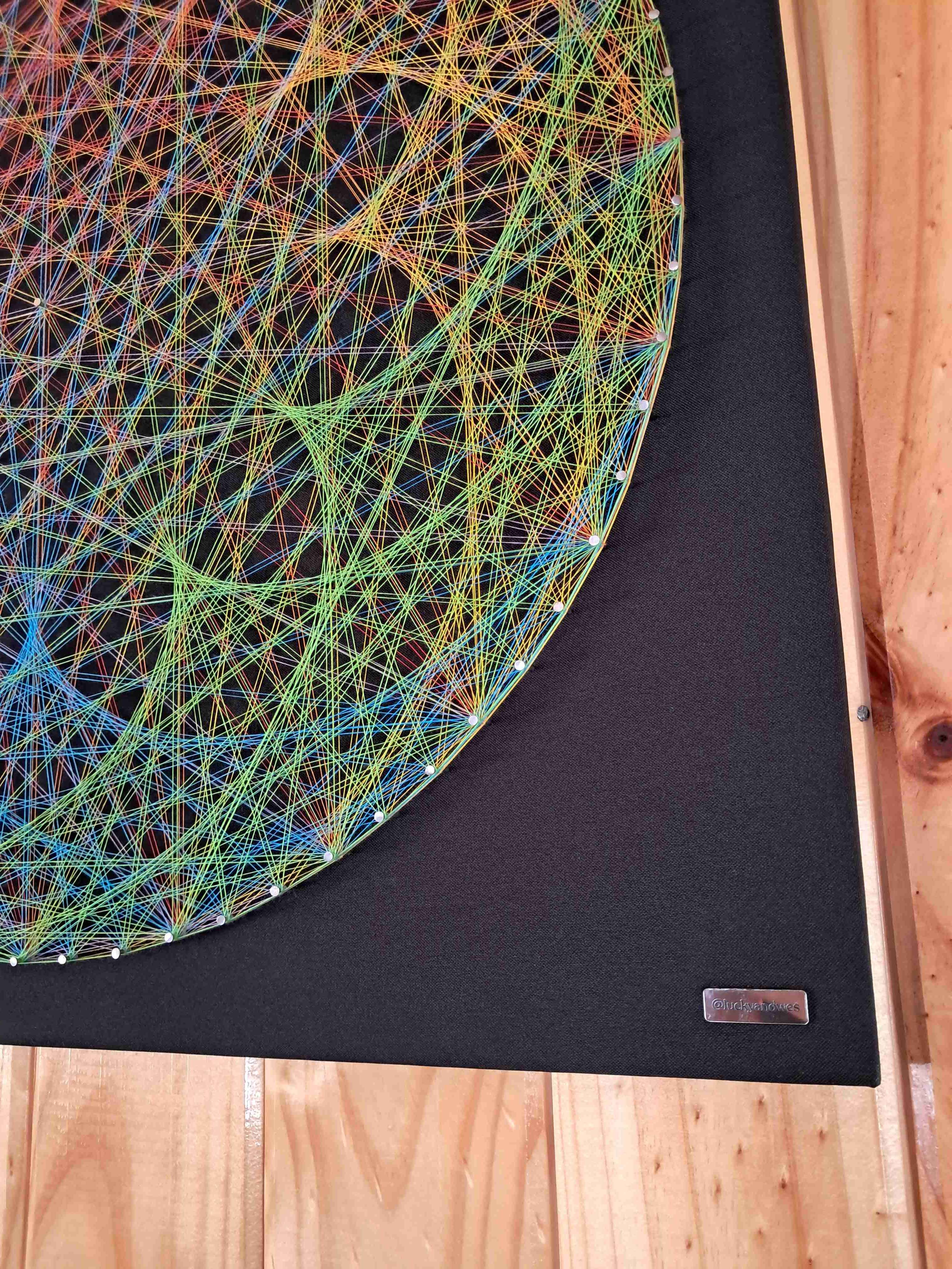 Cuadro de hilo multicolor - miniatura 3