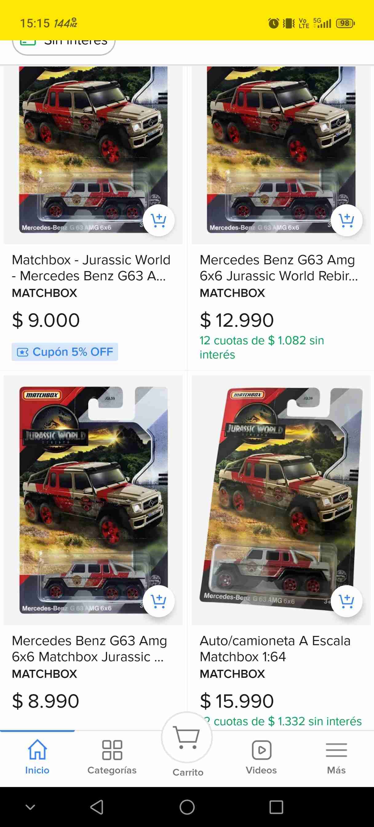 Matchbox Jurassic World Camioneta - miniatura 3