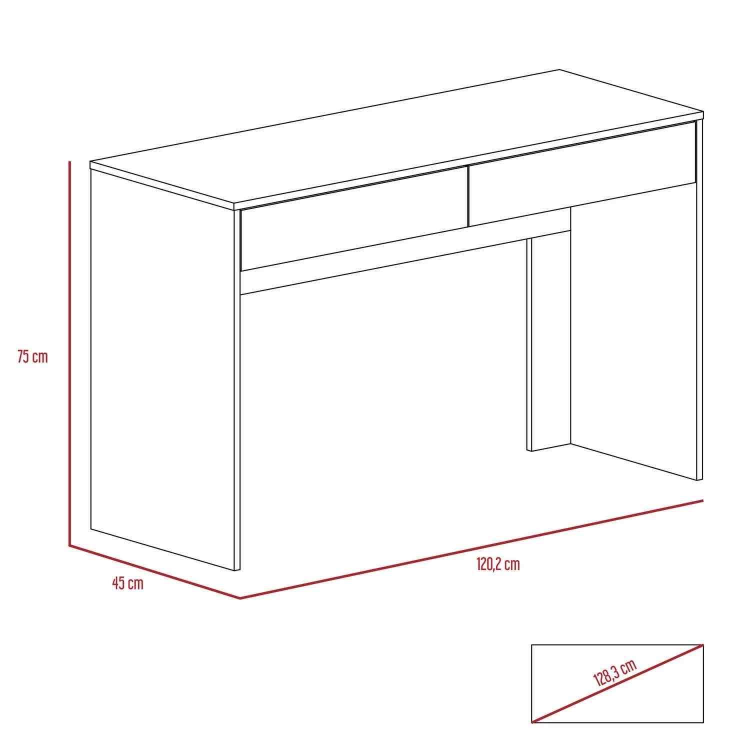 Escritorio de oficina con cajones - 2