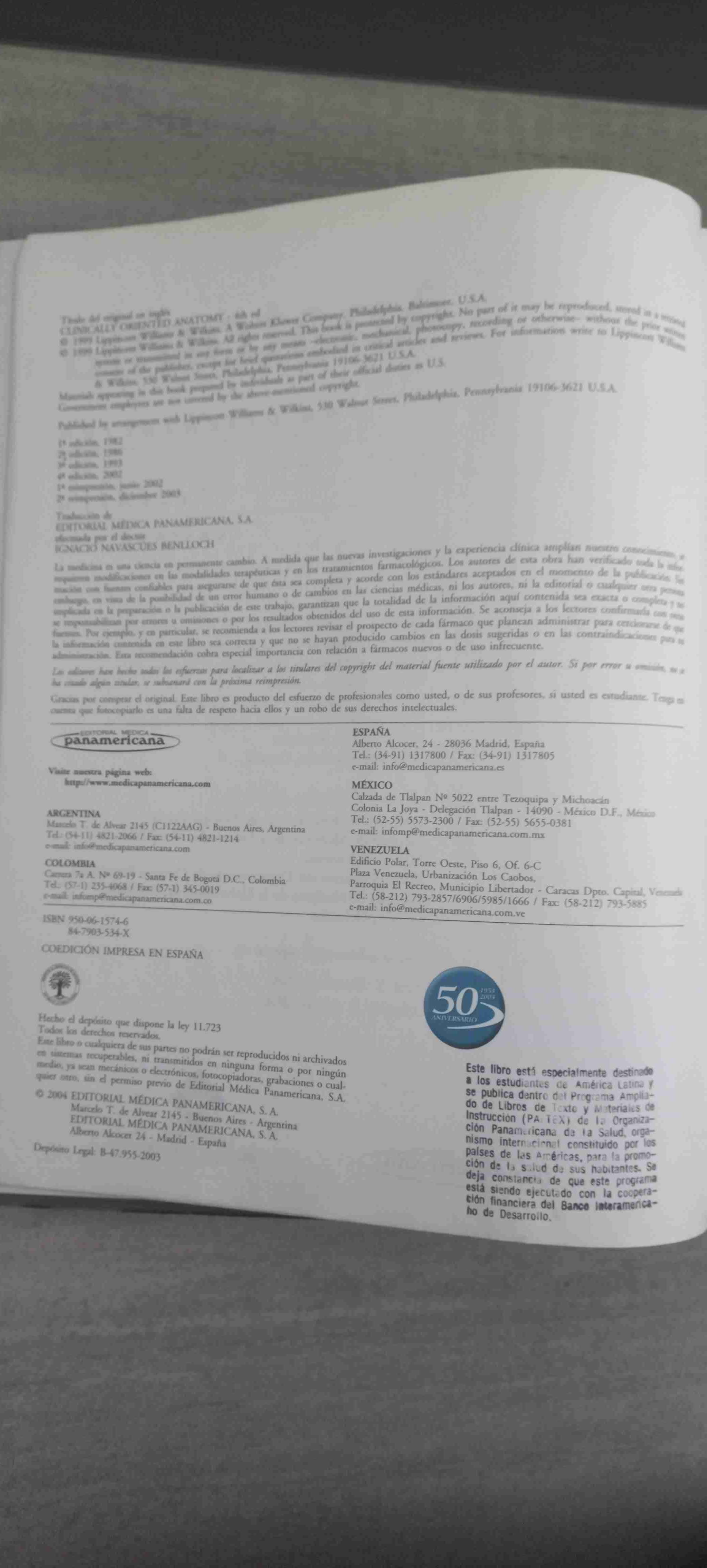 Libro Anatomía con orientación clínica - miniatura 3