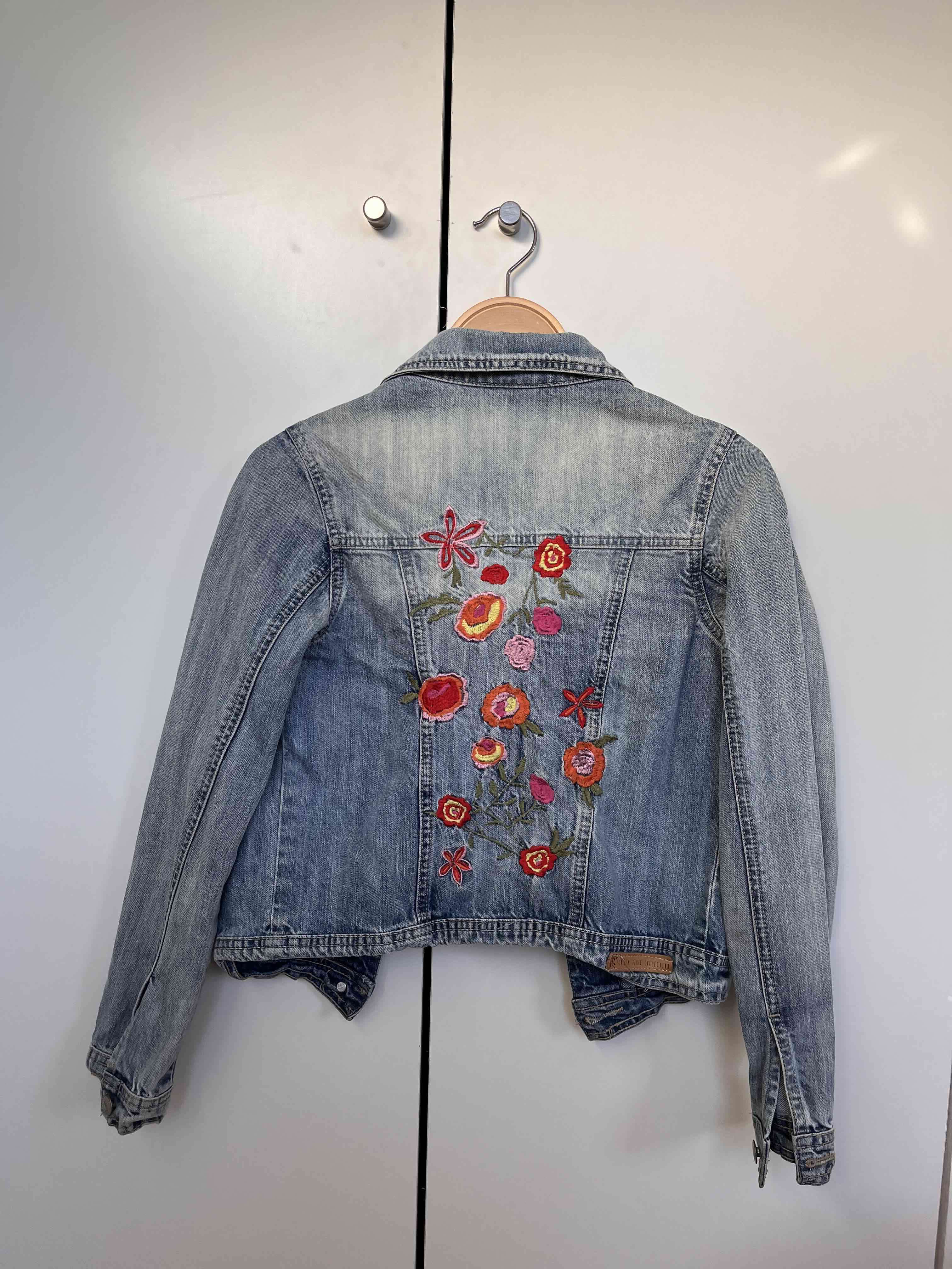 Chaqueta de mezclilla bordada Sybilla - miniatura 2