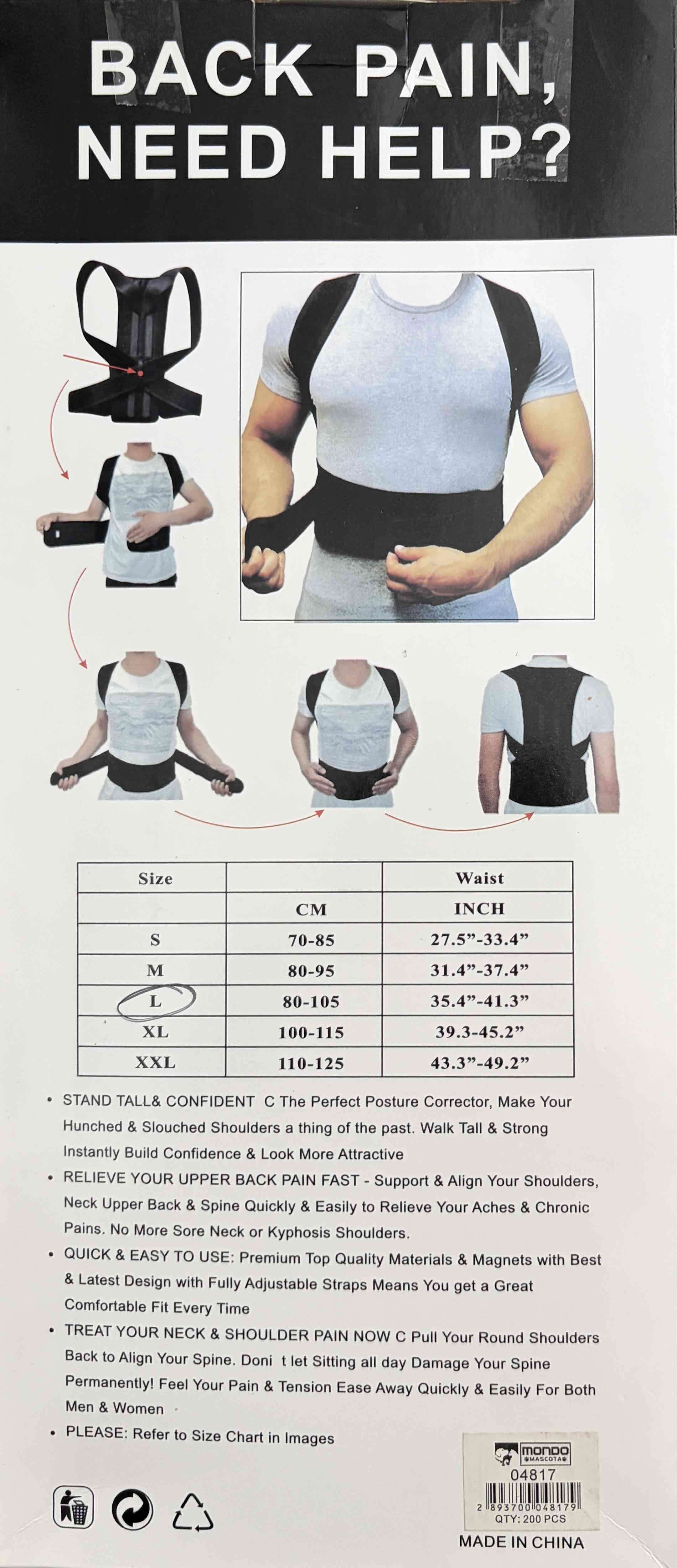 Corrector de postura para espalda - miniatura 2