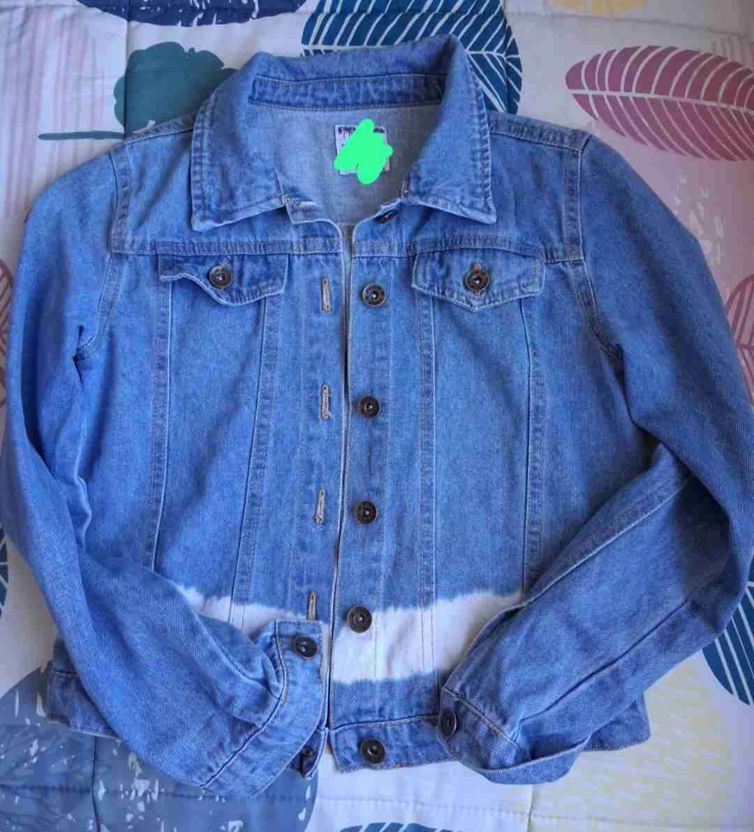 Chaqueta de mezclilla azul