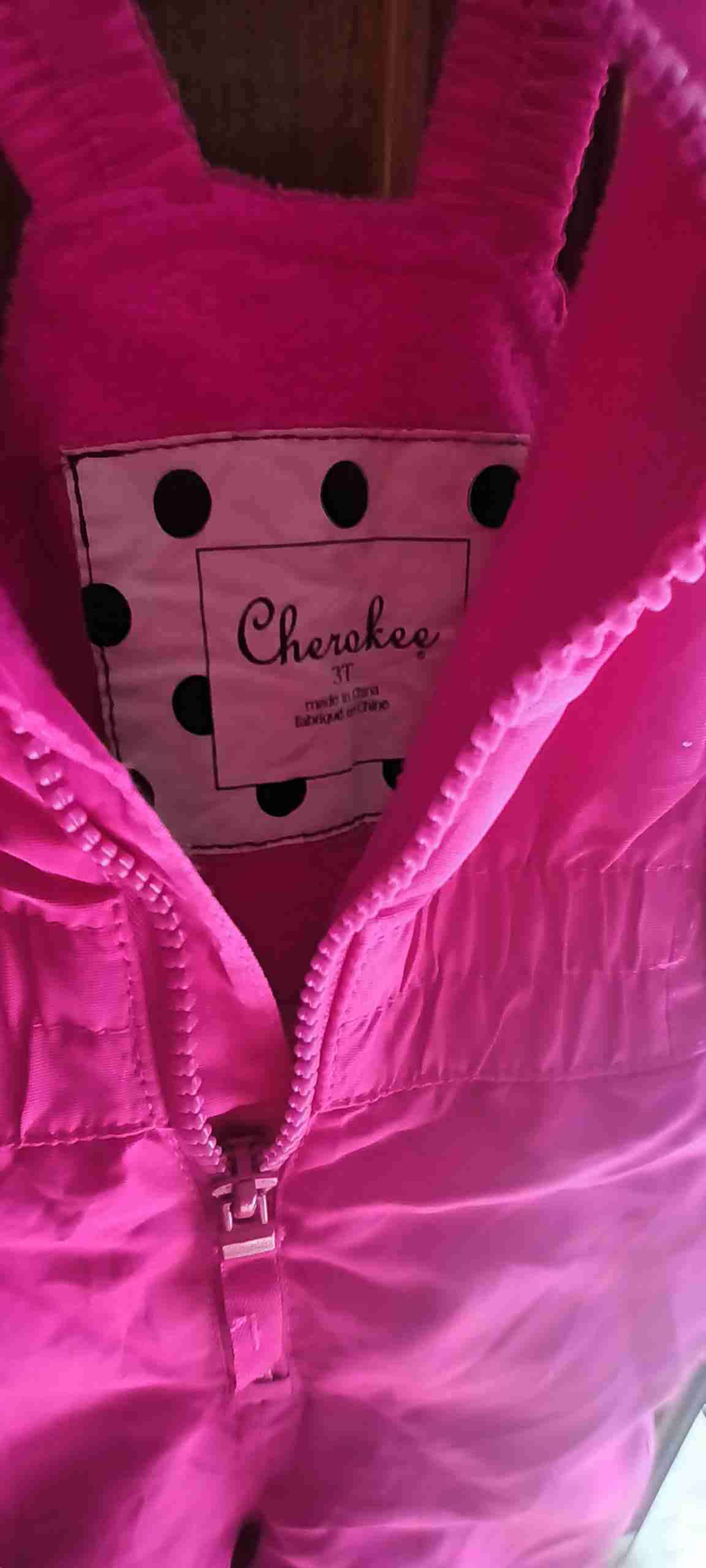 Jardinera  de nieve - lluvia ☔️-rosado 3T - miniatura 1