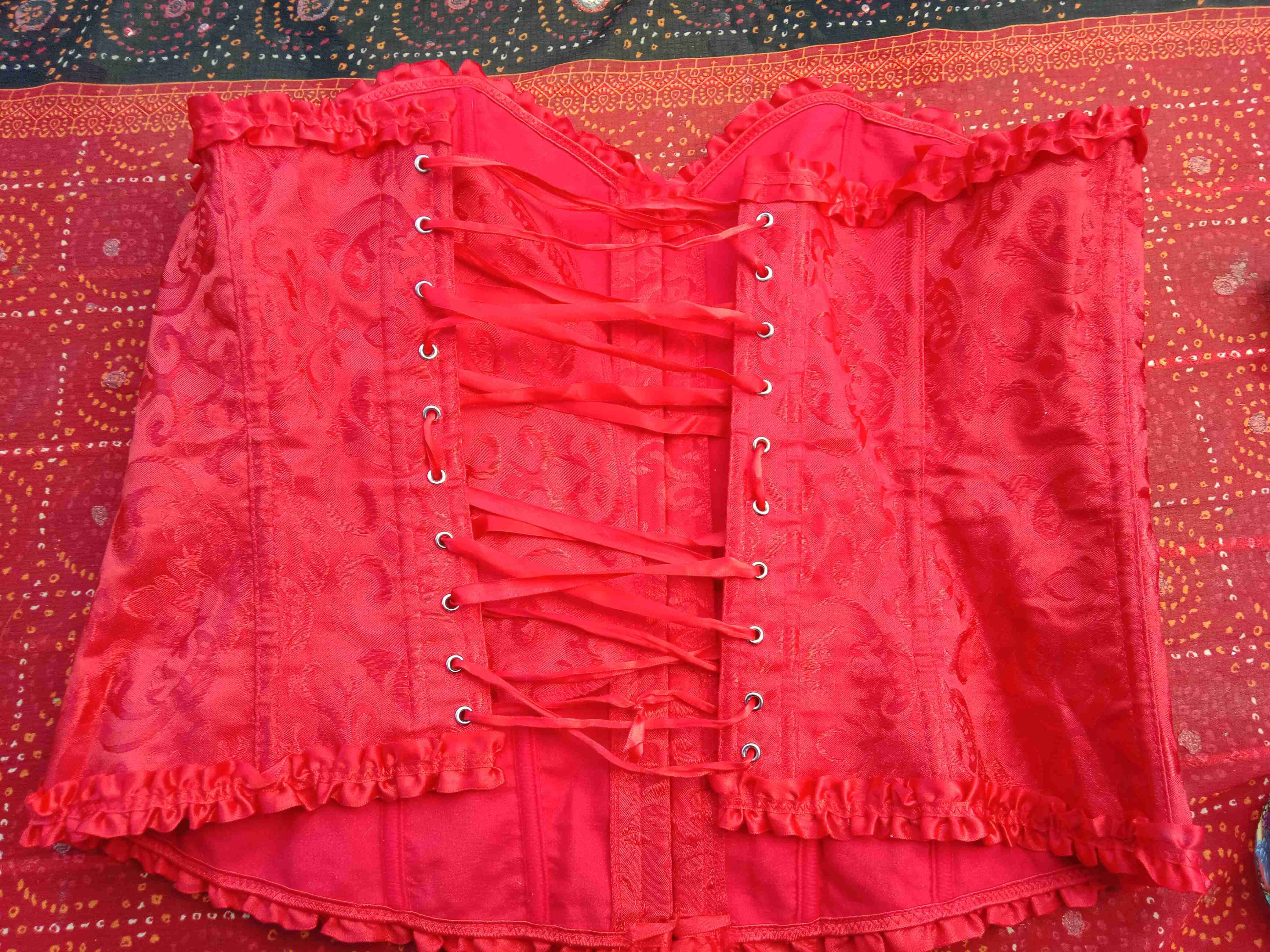 Corset rojo 3 xl - miniatura 4