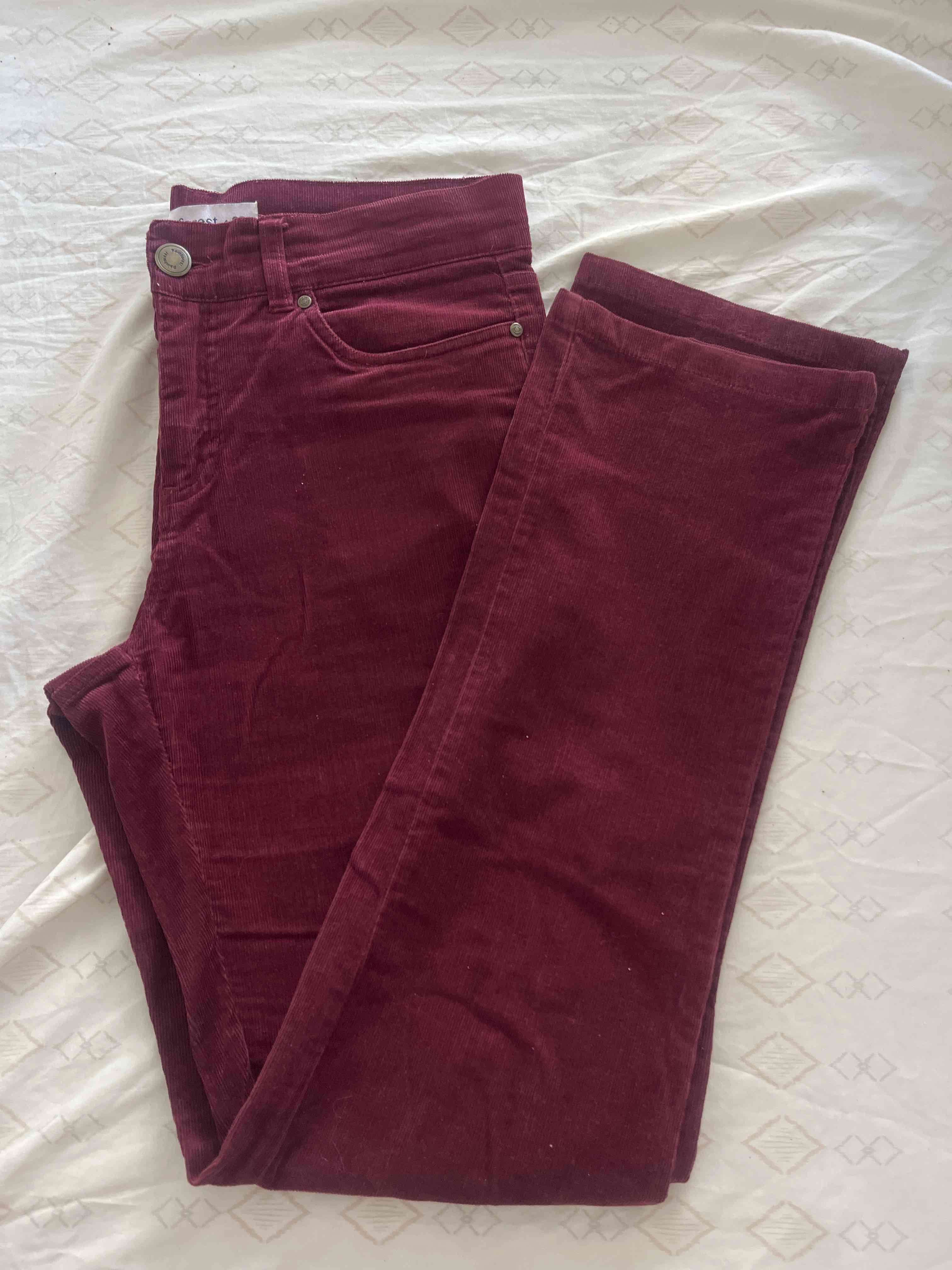 Pantalón de pana burdeo - miniatura 1