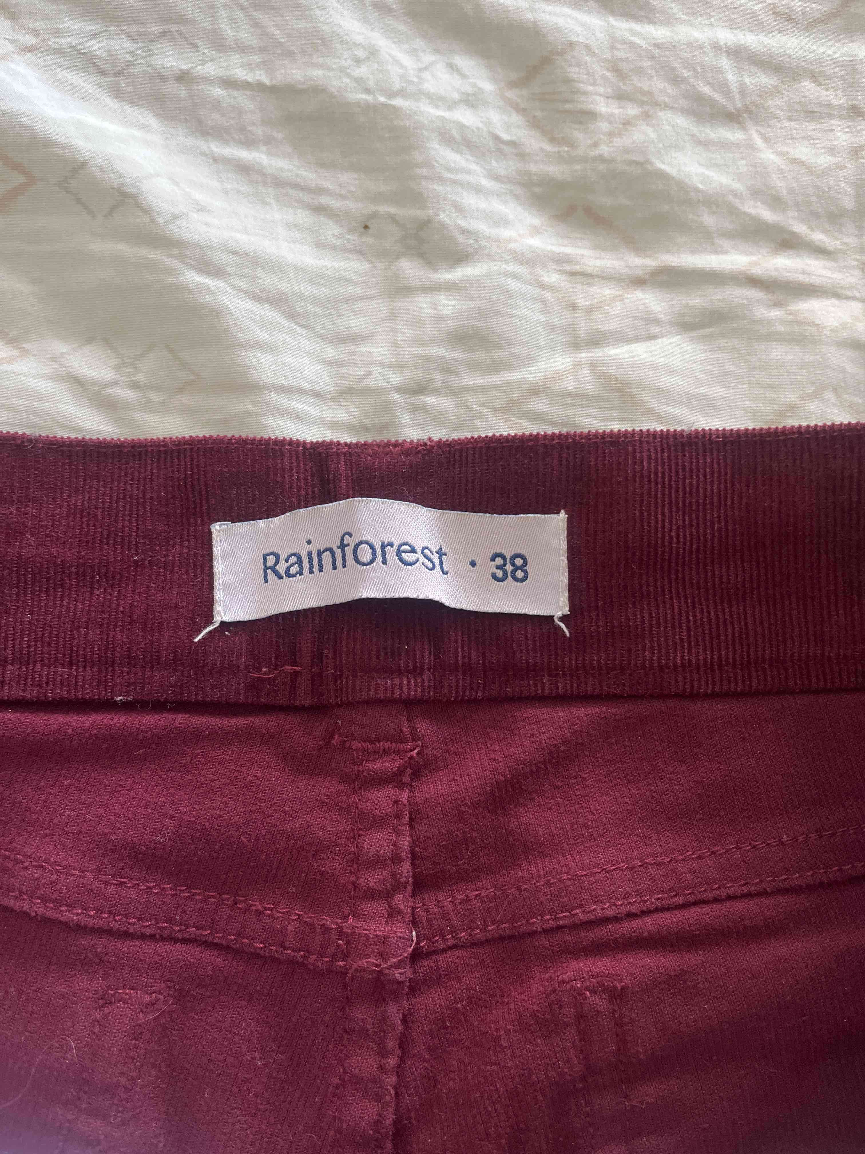 Pantalón de pana burdeo - miniatura 2